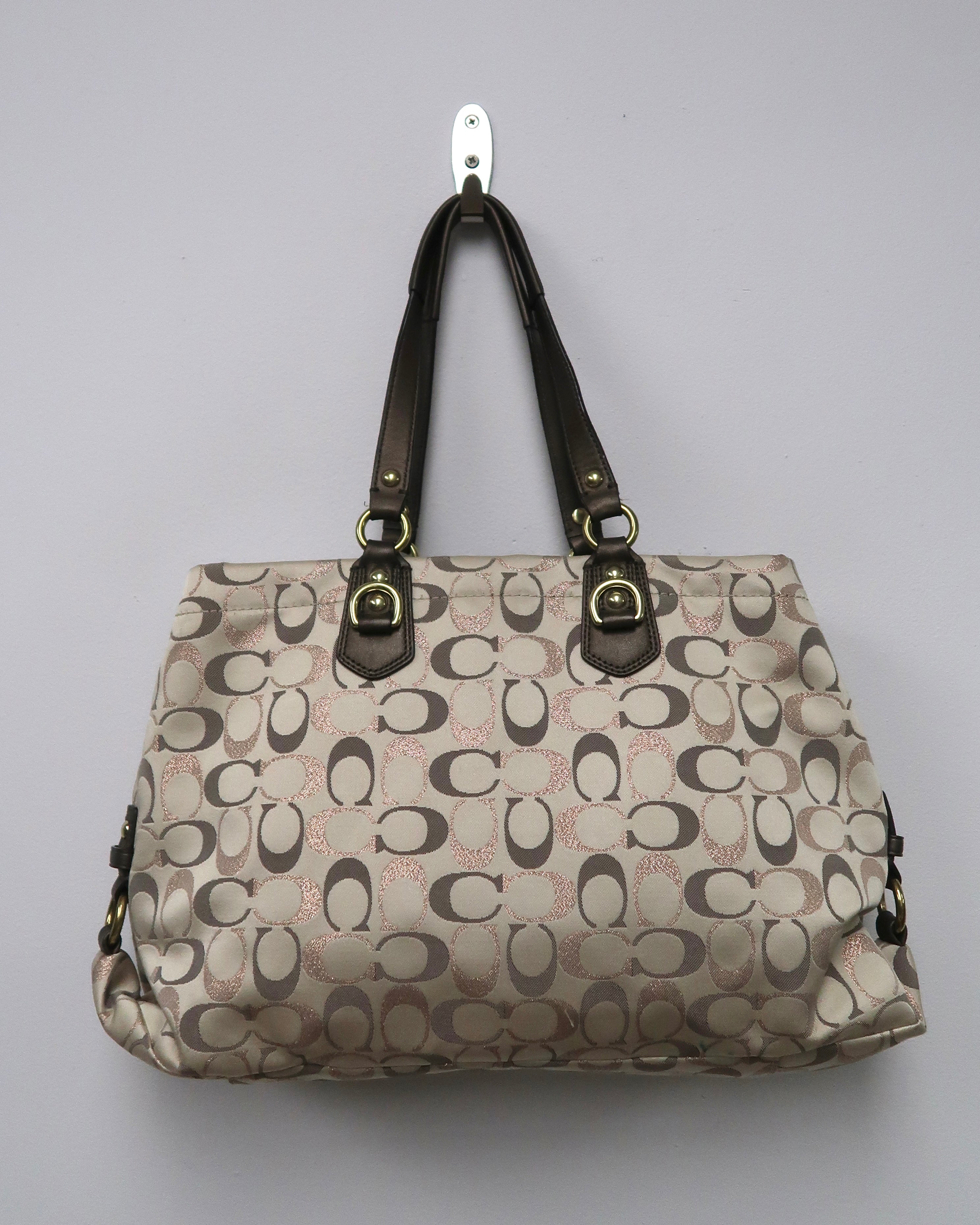 Coach Ashley Signature Sateen Carryall