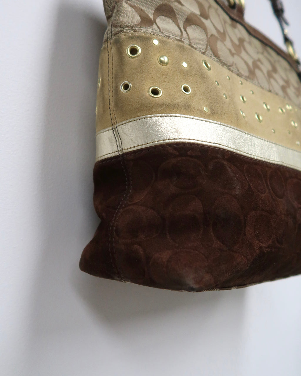 Coach Signature patchwork tote
