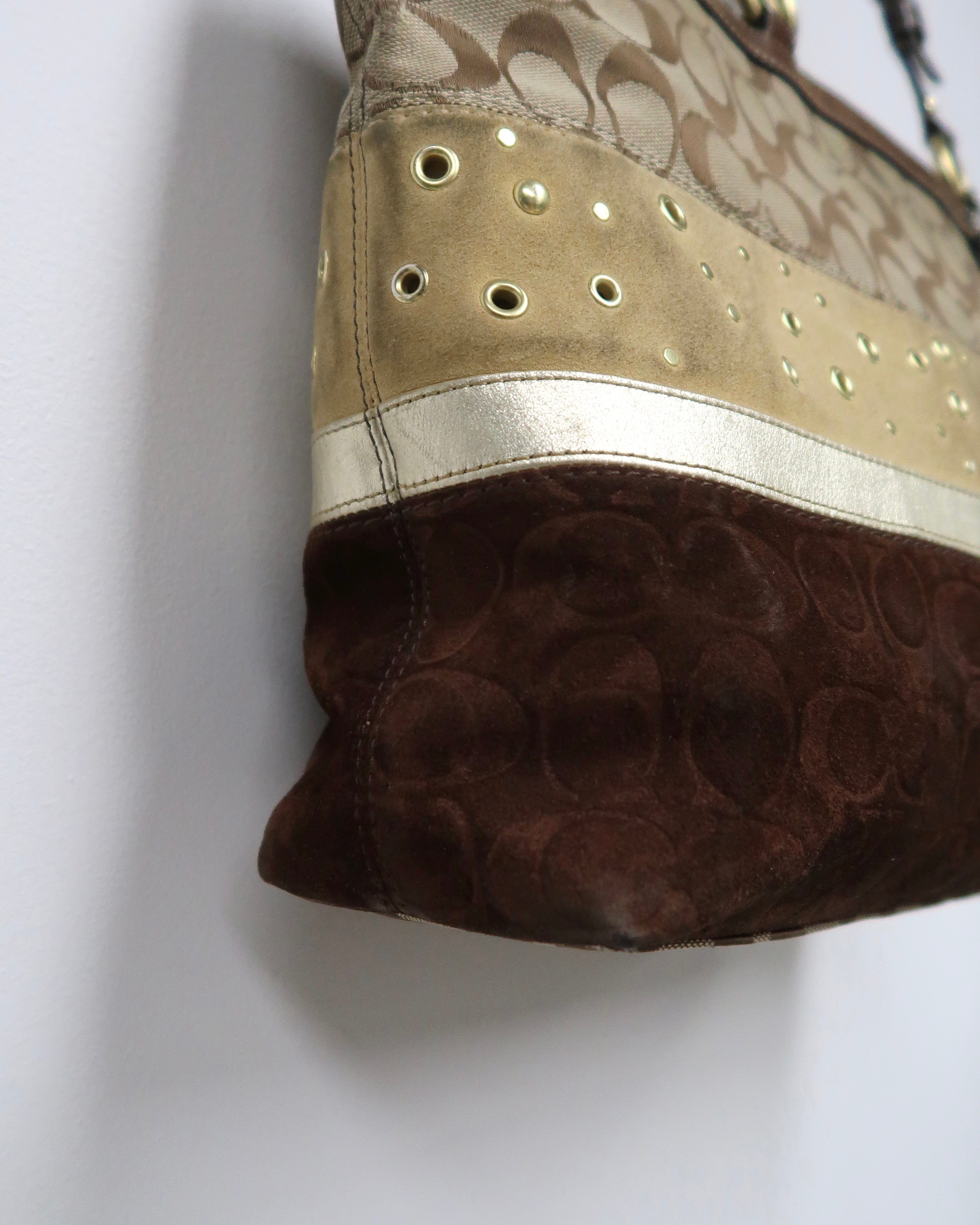Coach Signature patchwork tote