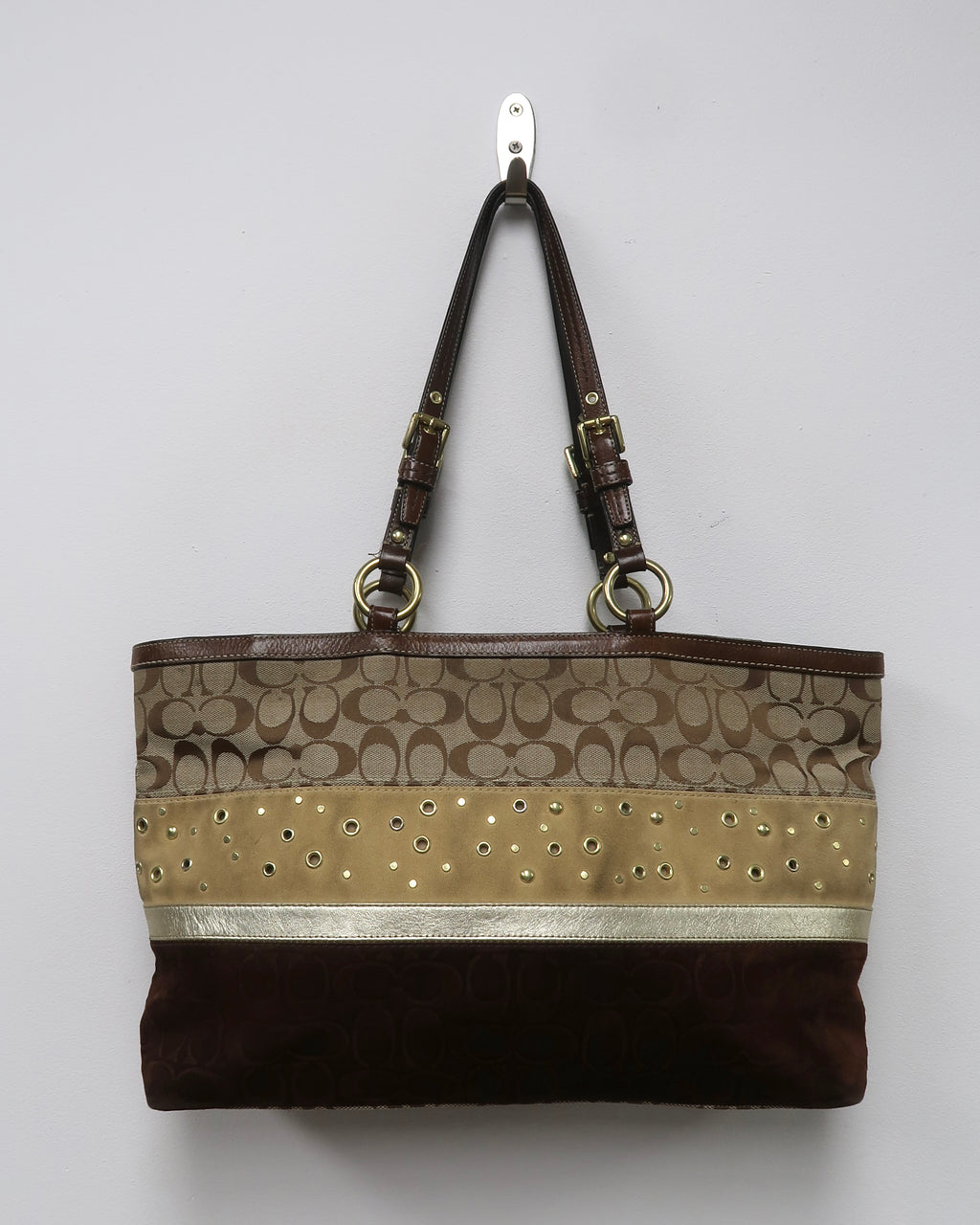 Coach Signature patchwork tote