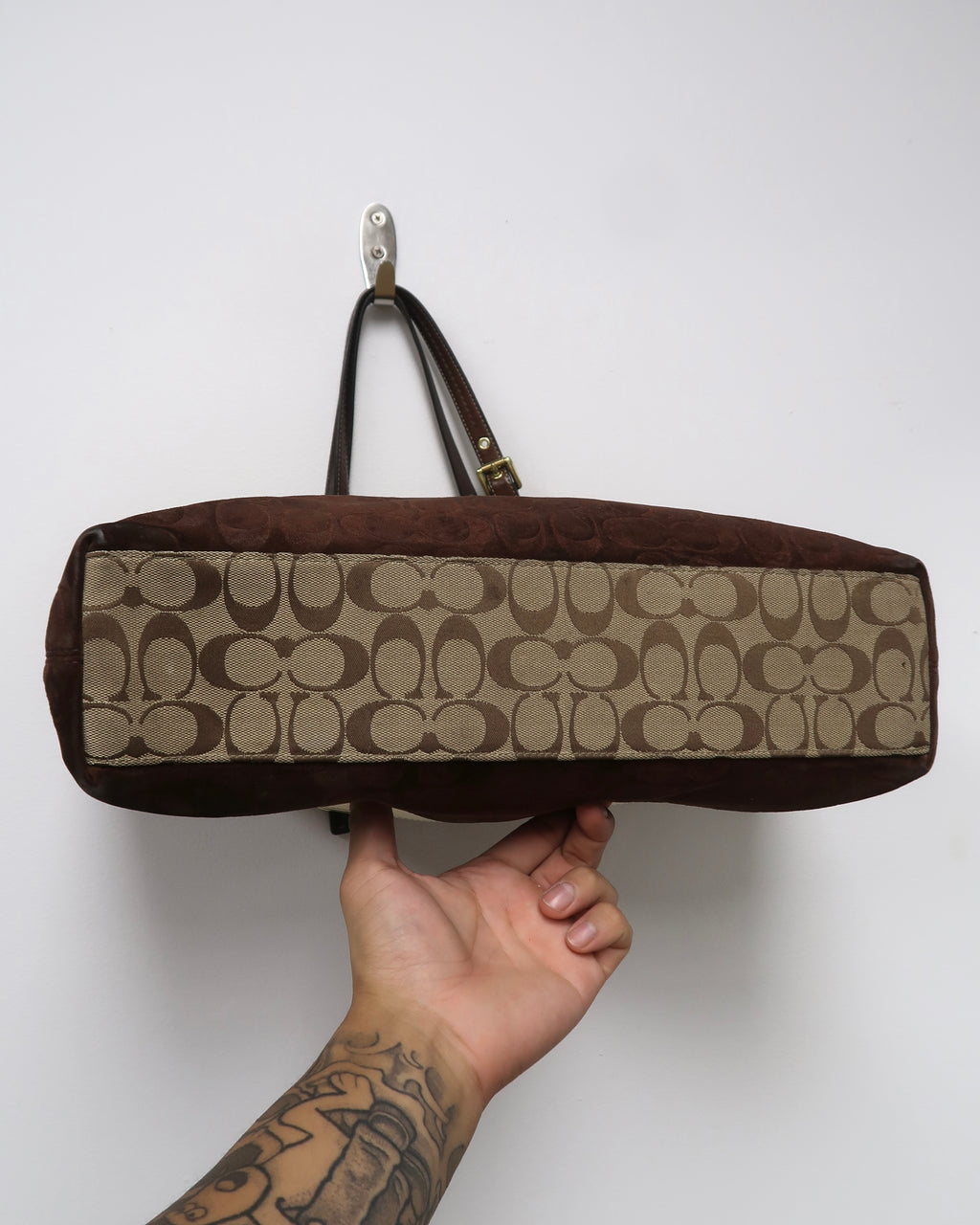 Coach Signature patchwork tote