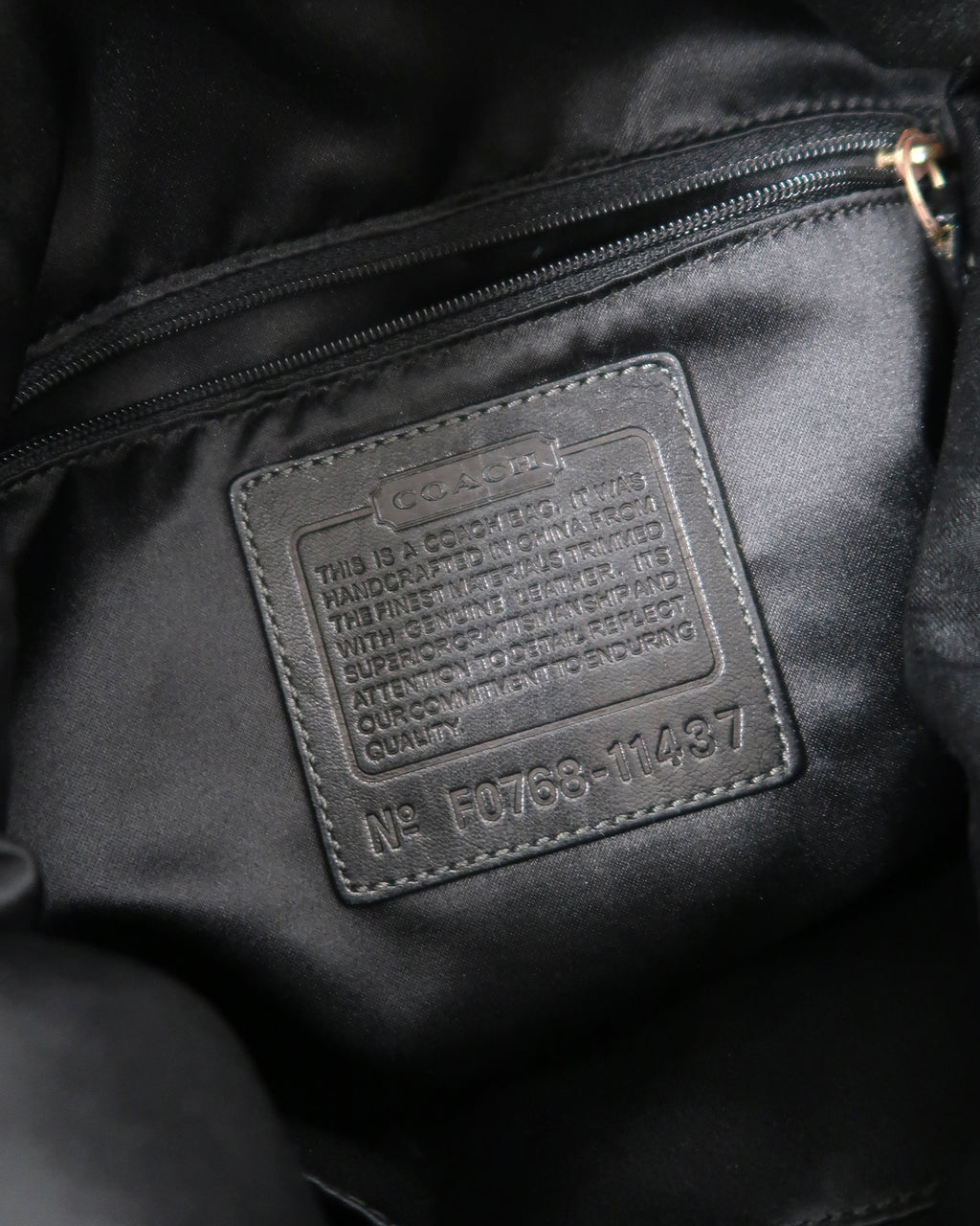 vintage Coach Bleeker bucket bag
