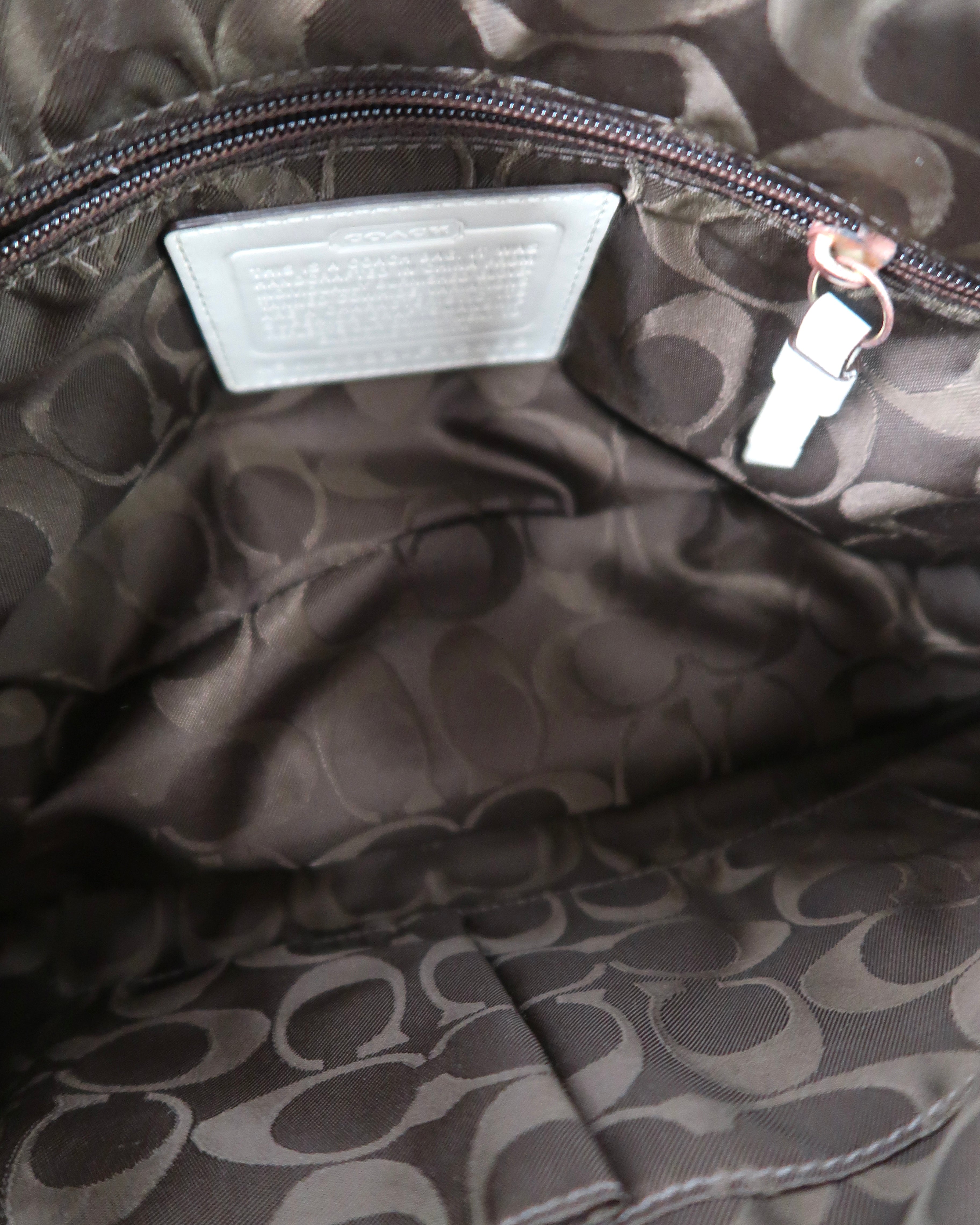 Coach Legacy 65th Anniversary white leather shoulder bag