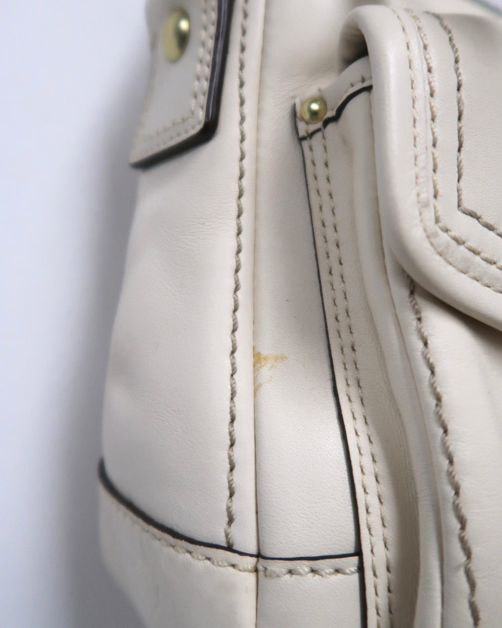 Coach Legacy 65th Anniversary white leather shoulder bag