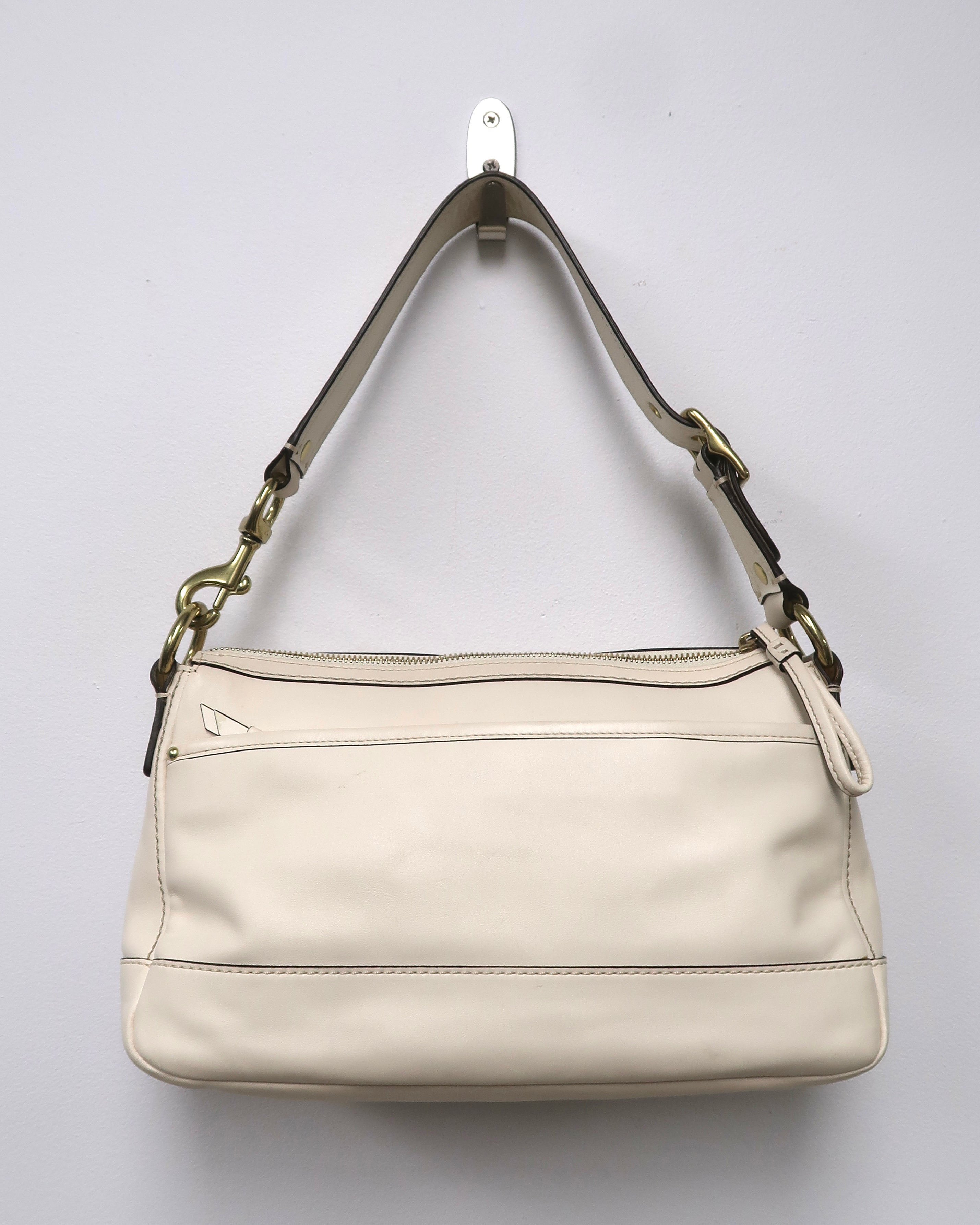 Coach Legacy 65th Anniversary white leather shoulder bag