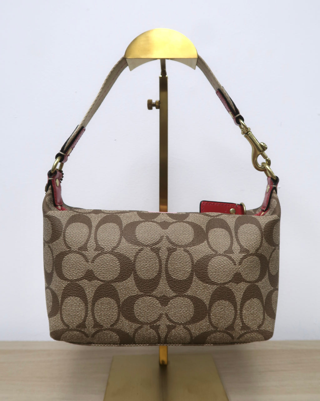 vintage Coach Heritage Stripe Mini Handbag