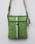 Coach Signature Stripe Swingpack Crossbody Bag