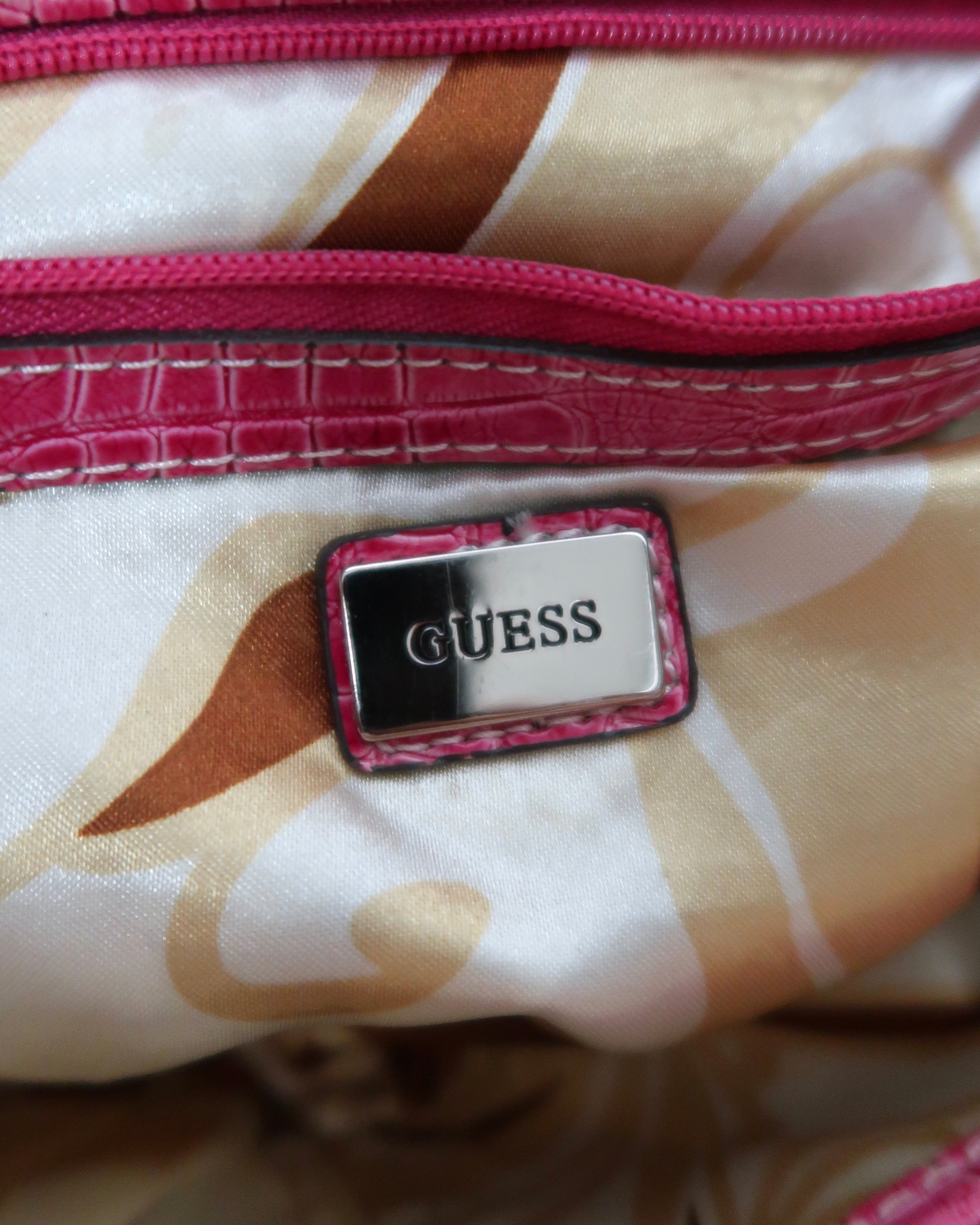 Pink Guess handbag