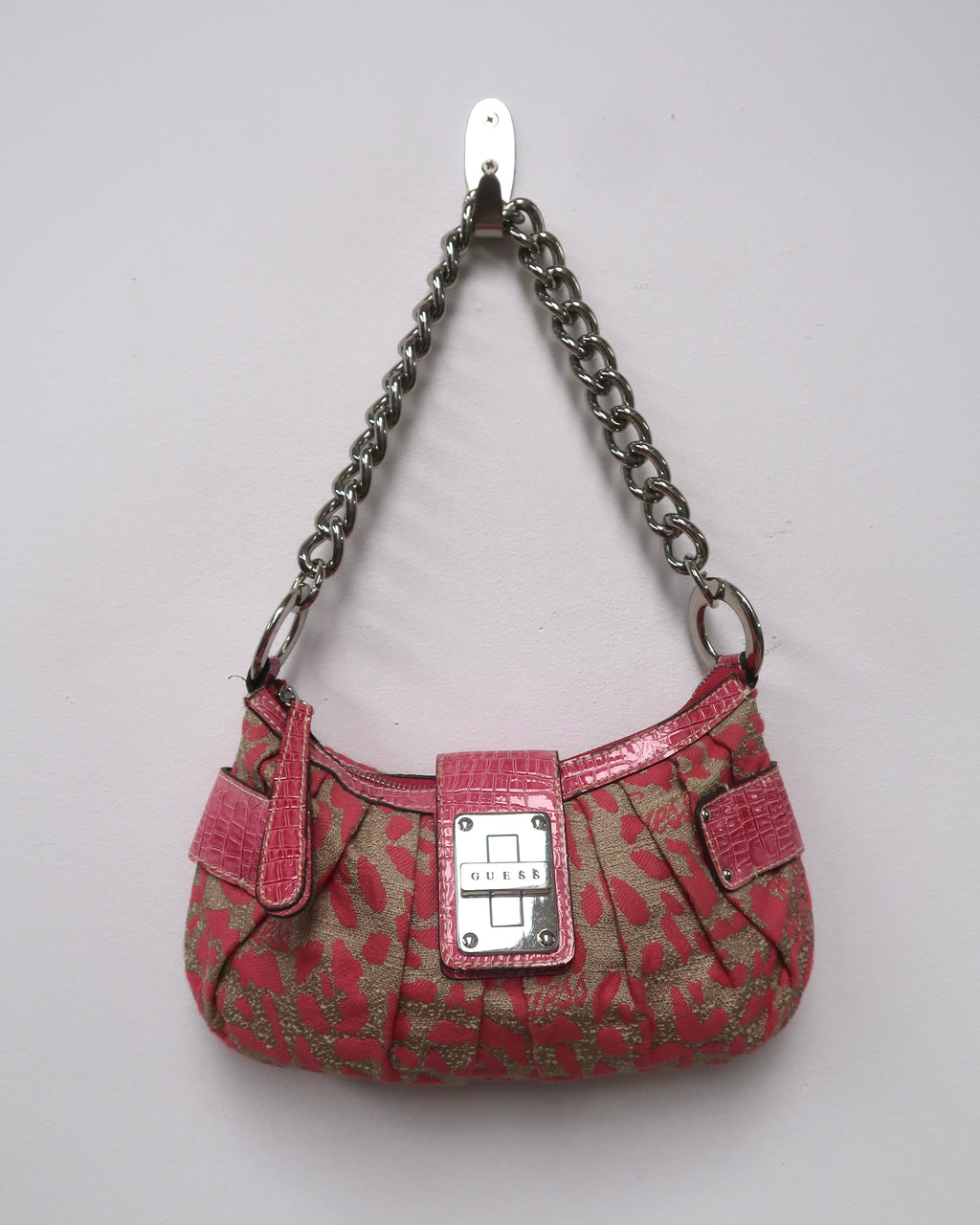 Pink Guess handbag