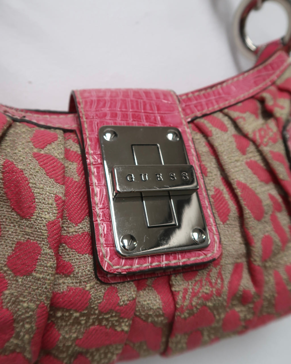 Pink Guess handbag