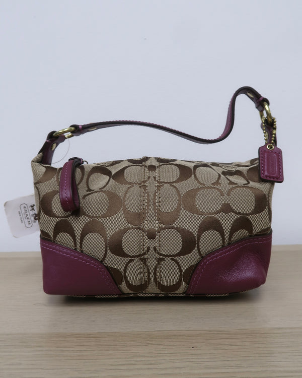 Coach signature mini handbag