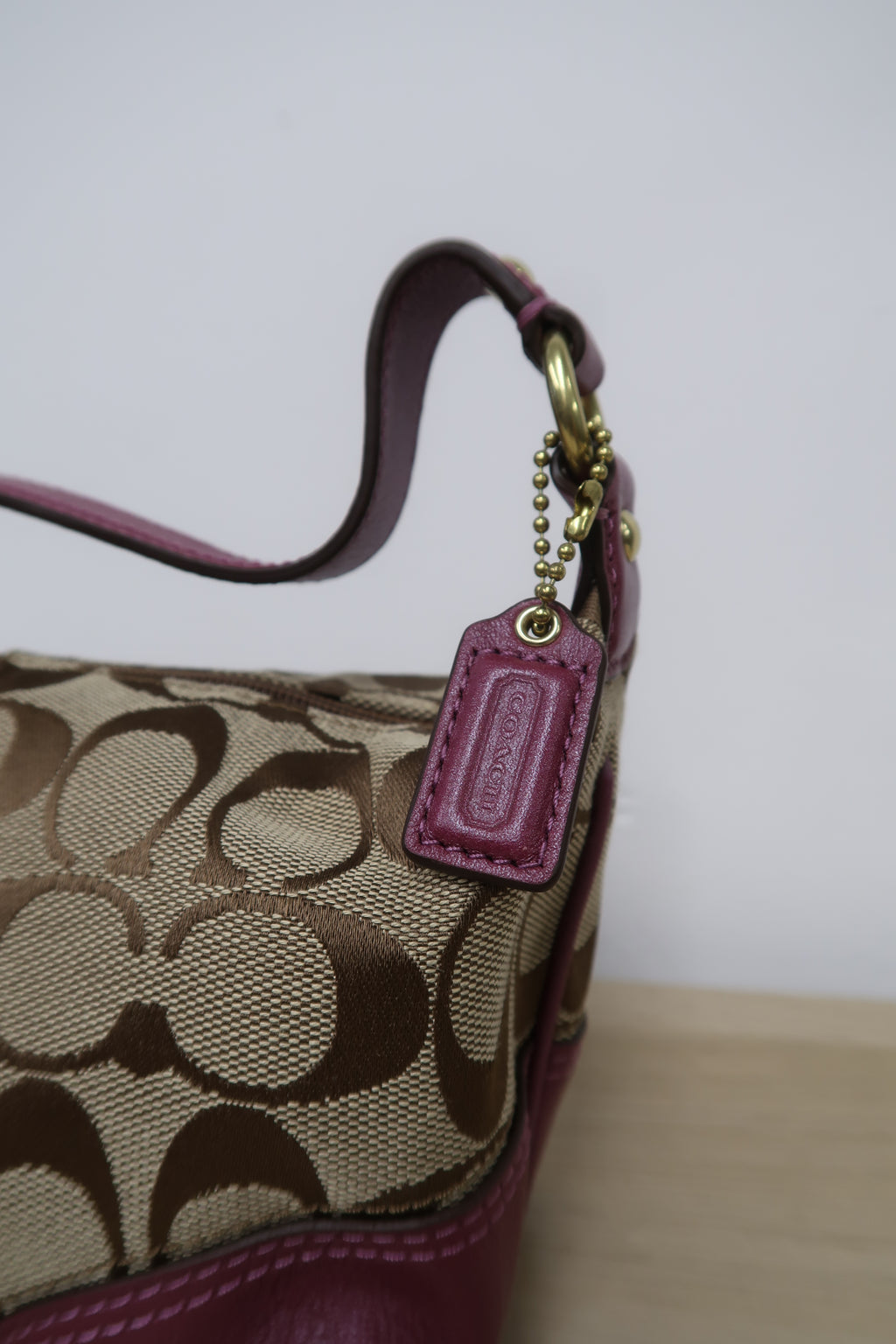 Coach signature mini handbag
