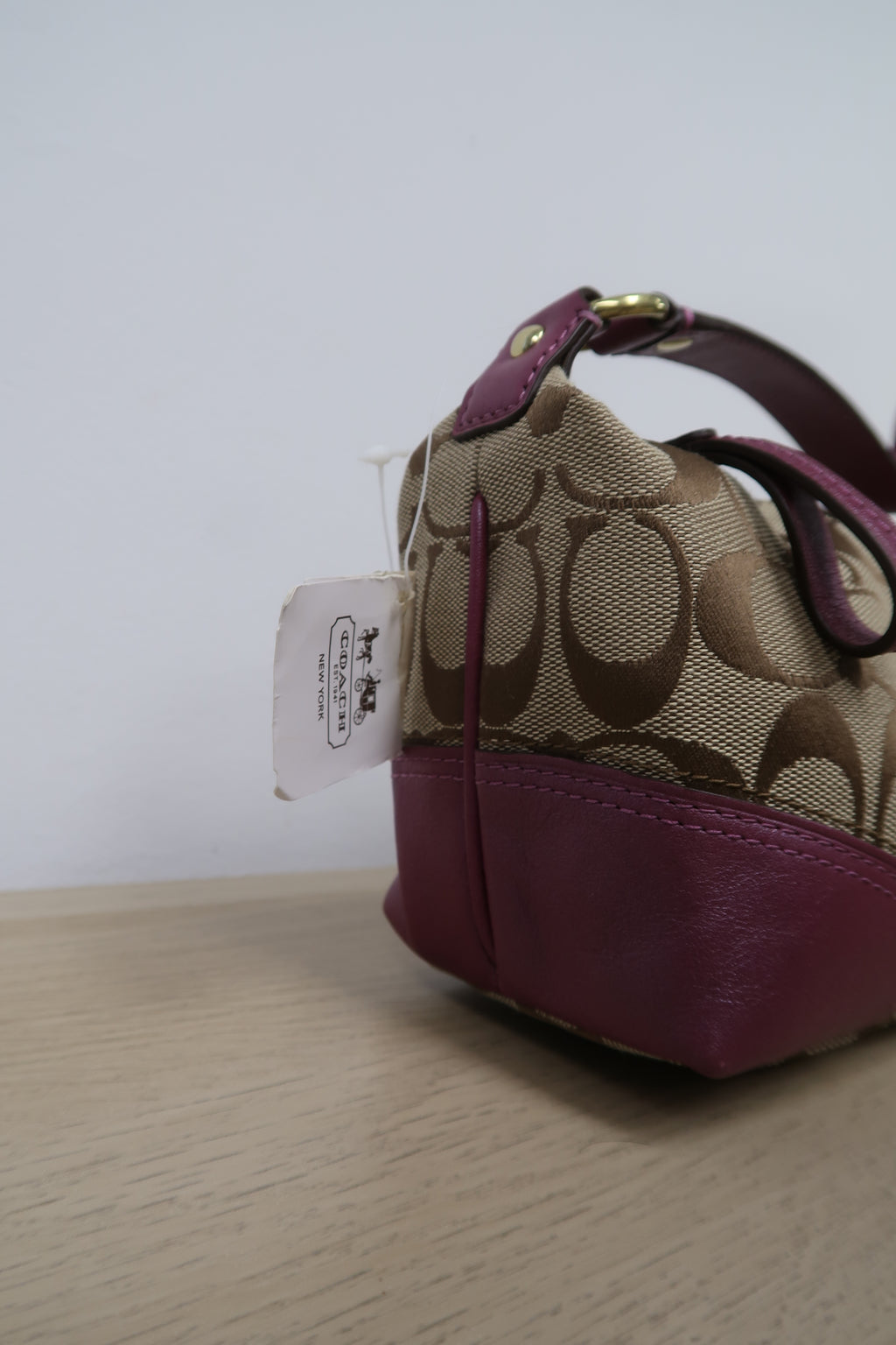 Coach signature mini handbag