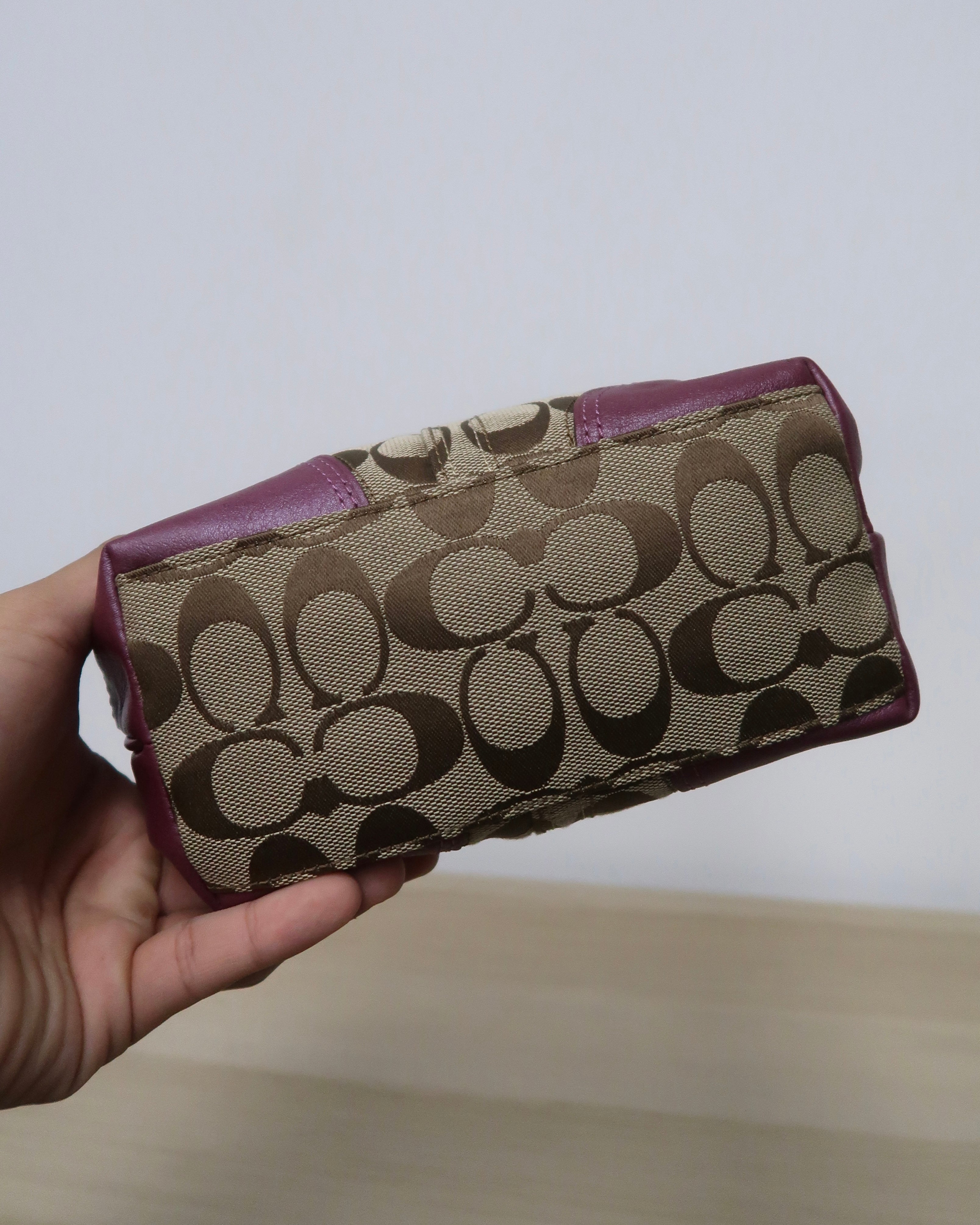 Coach signature mini handbag