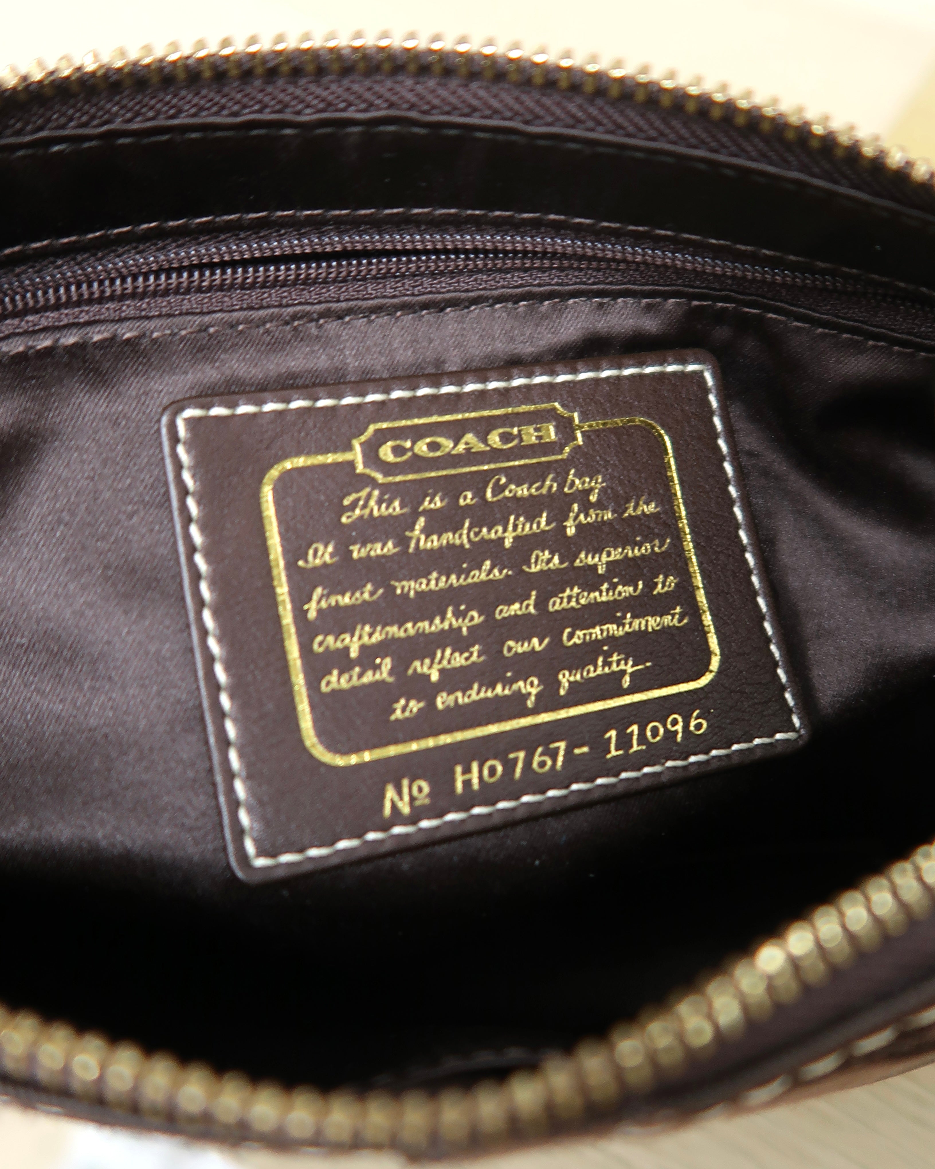Coach Hampton Mini Demi Baguette