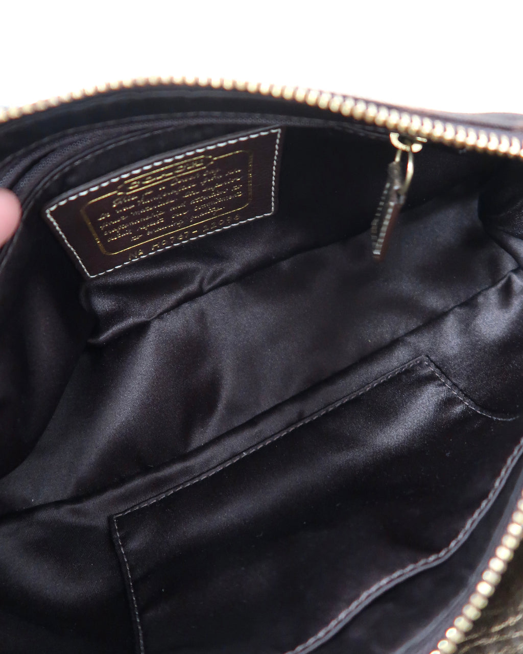 Coach Hampton Mini Demi Baguette