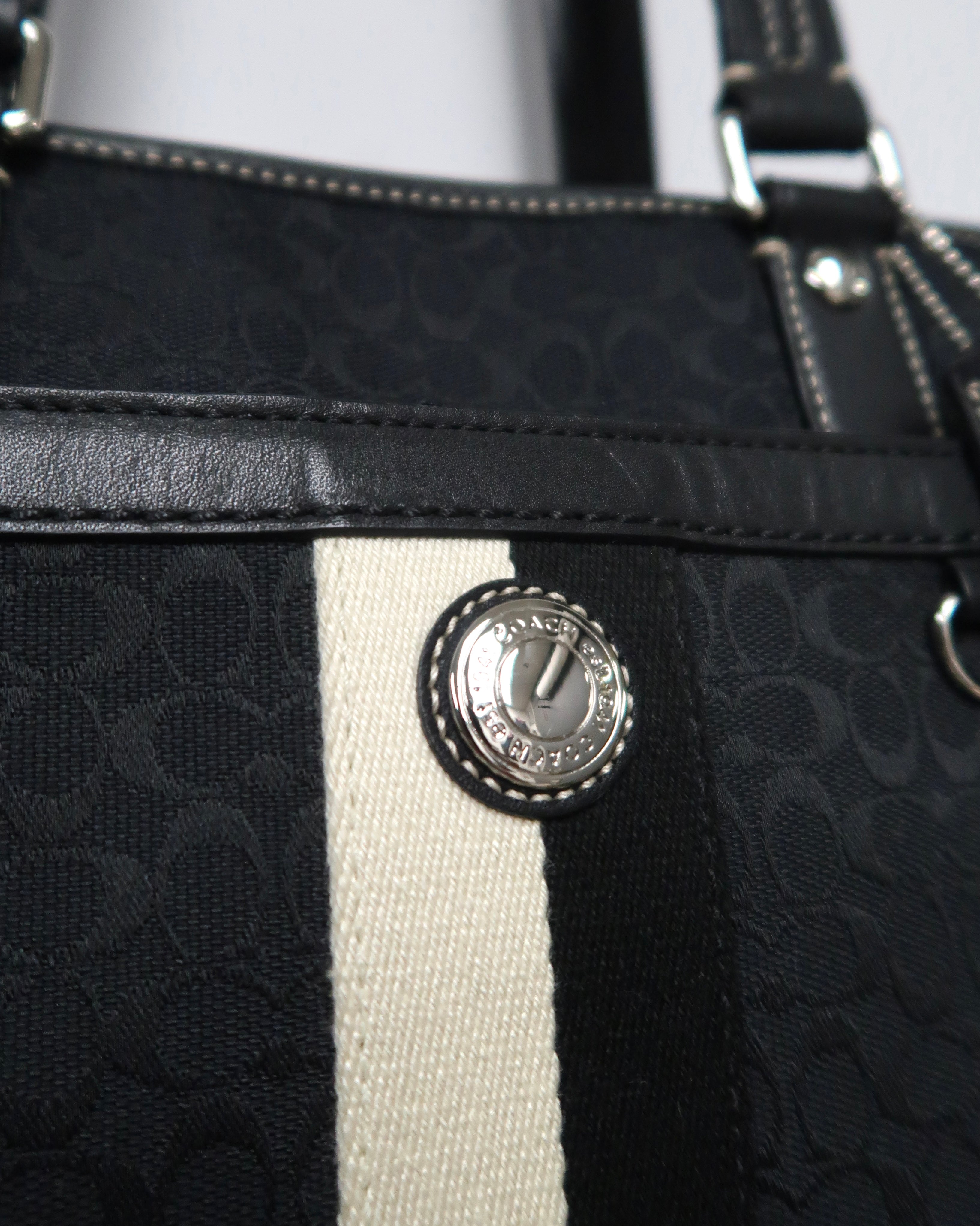 Coach Signature diaper bag