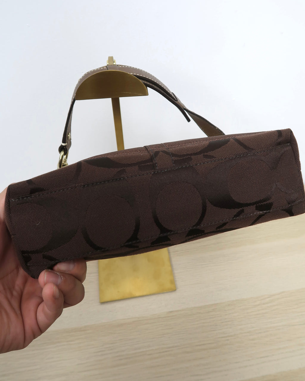 Coach Hampton Mini Demi Baguette