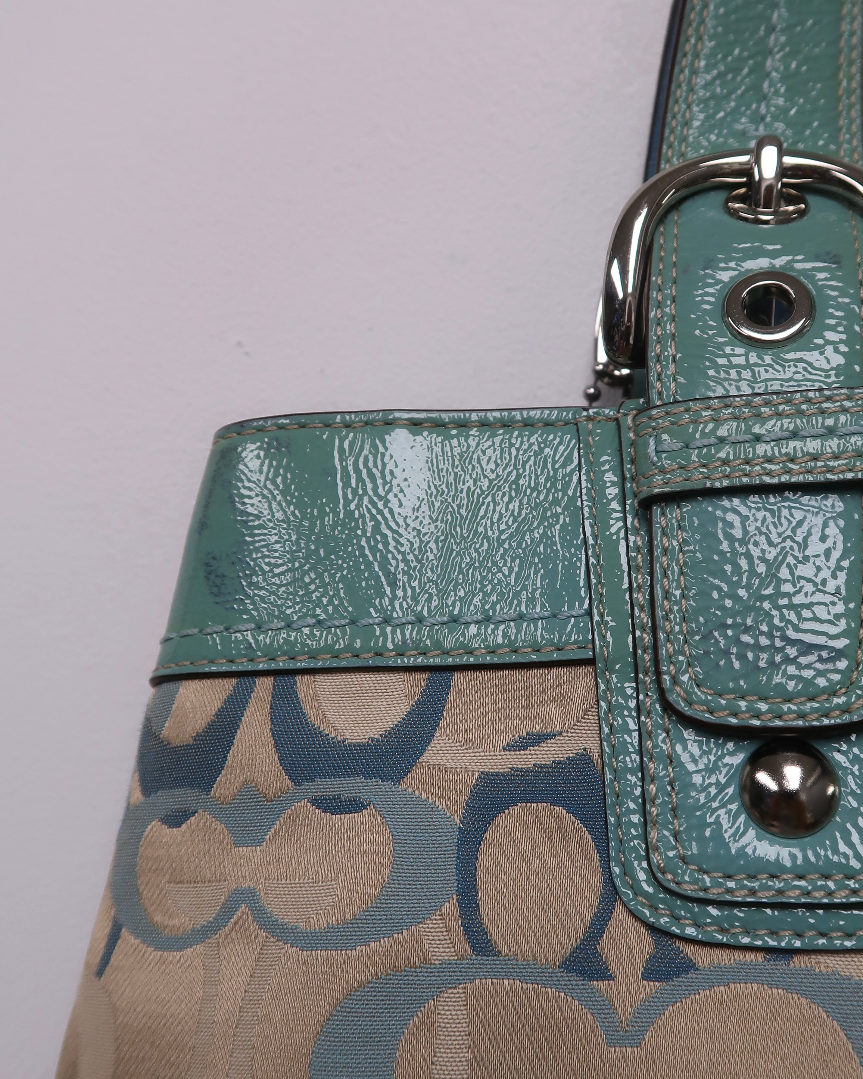 Coach Soho Pleated Signature tote,