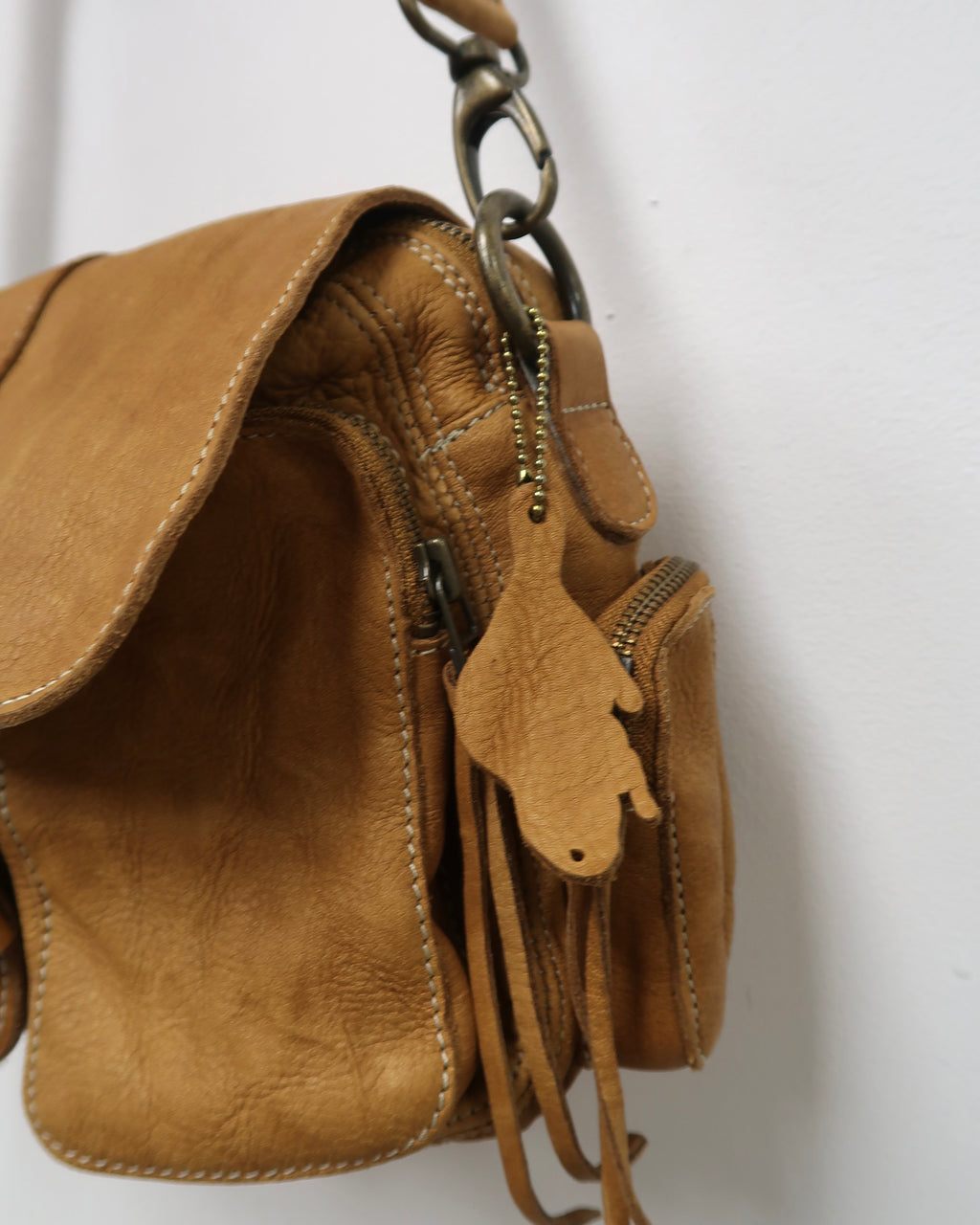 Roots Emily leather shoulder bag