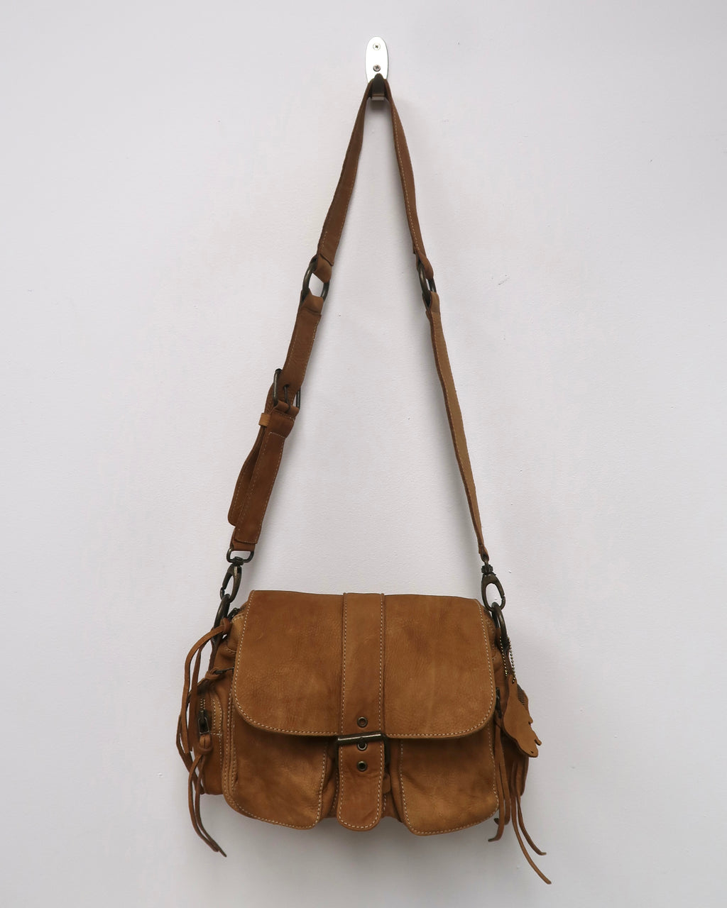 Roots Emily leather shoulder bag
