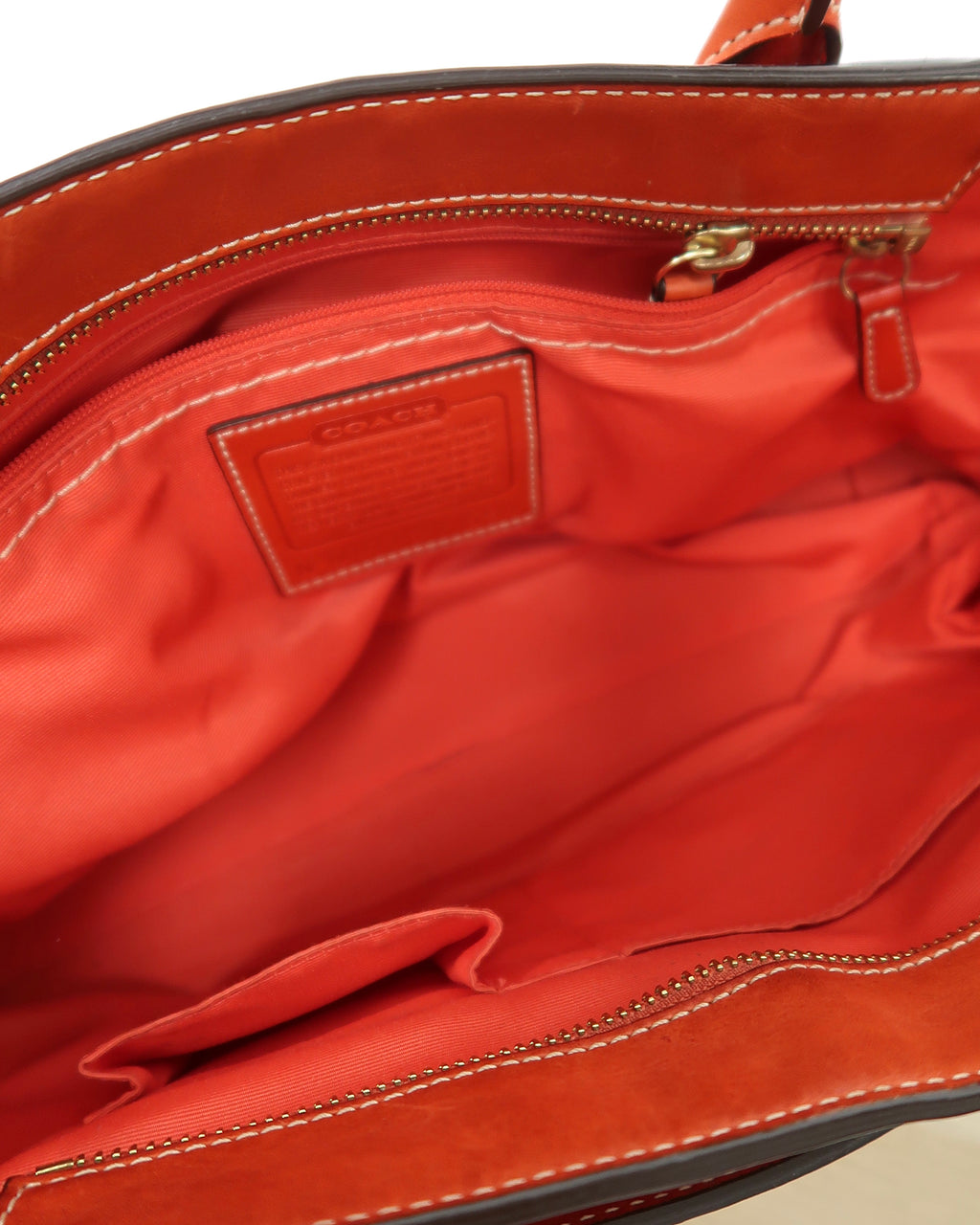 vintage Coach Hamptons Madeline leather tote bag