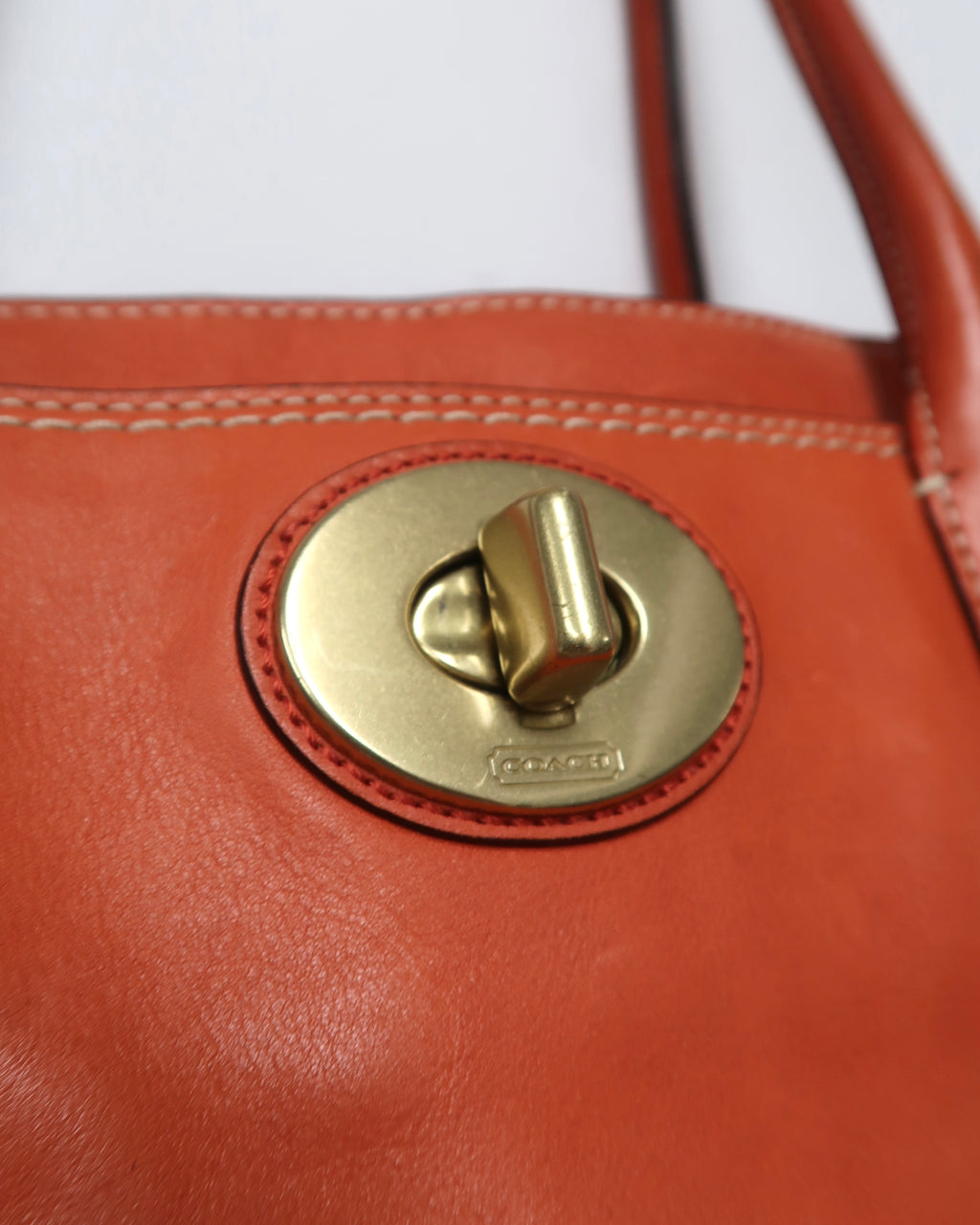 vintage Coach Hamptons Madeline leather tote bag