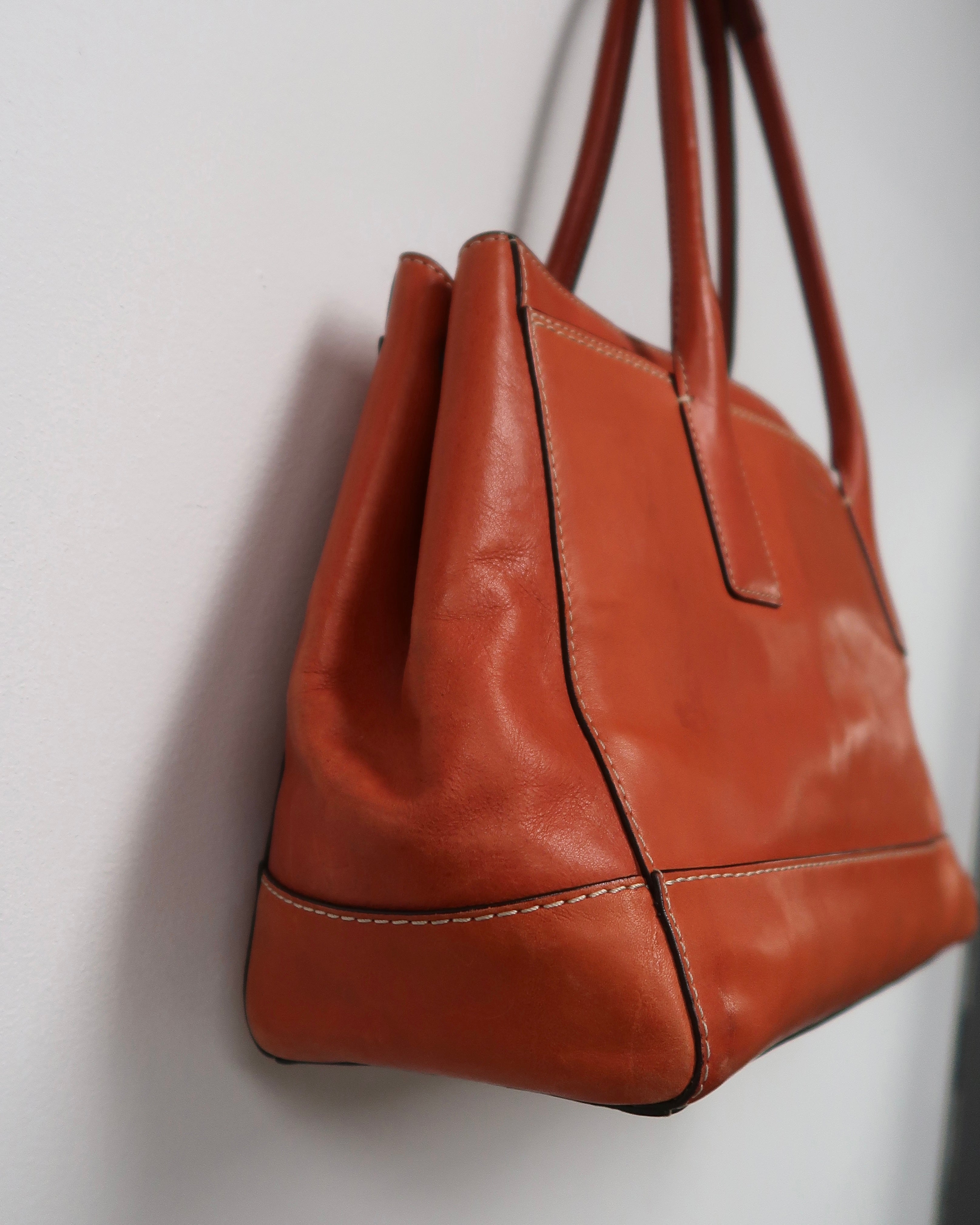 vintage Coach Hamptons Madeline leather tote bag