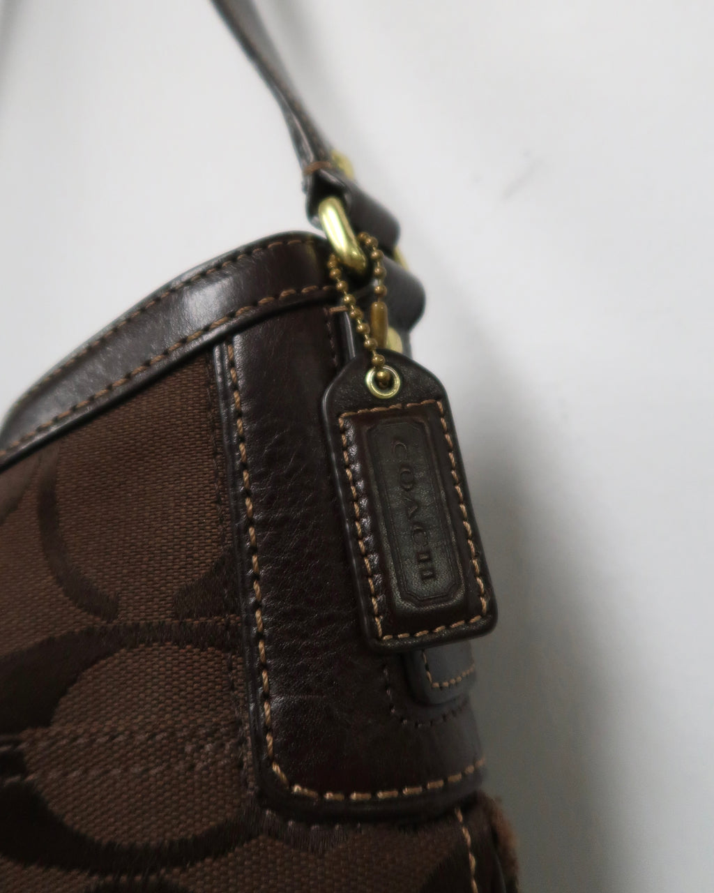 vintage Coach Hamptons signature hobo bag