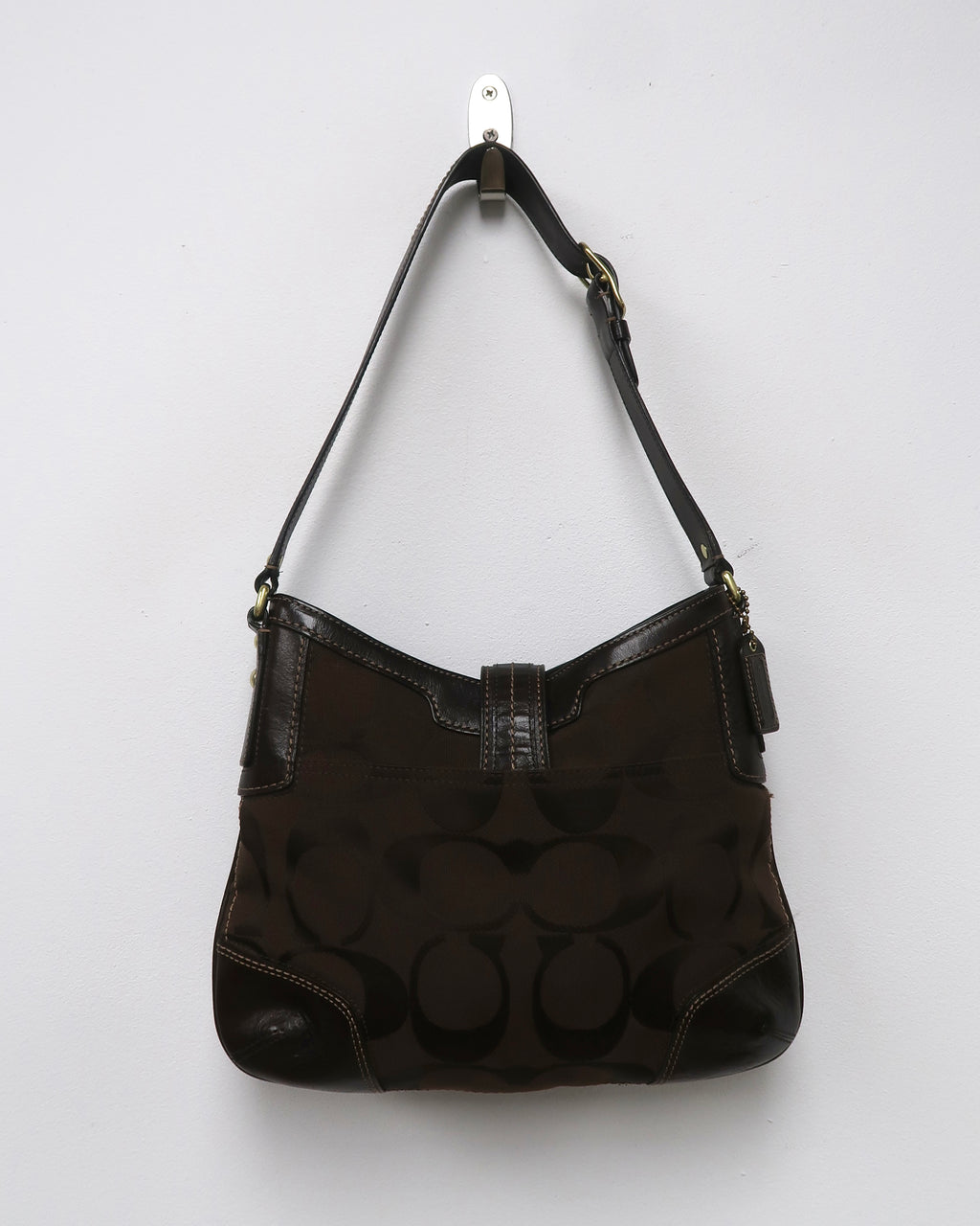 vintage Coach Hamptons signature hobo bag