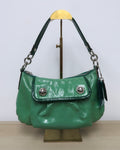 green Coach Poppy Groovy handbag
