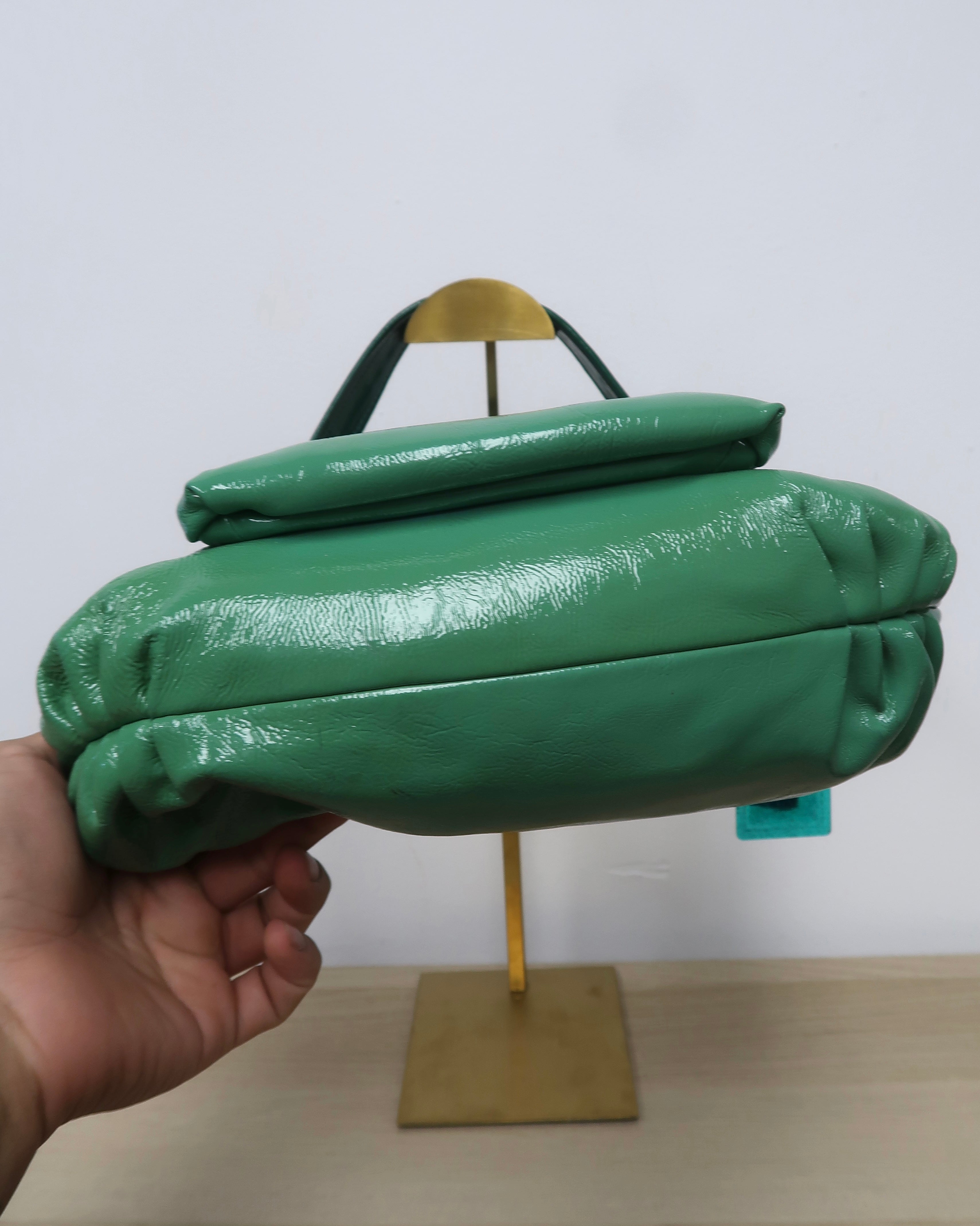 green Coach Poppy Groovy handbag
