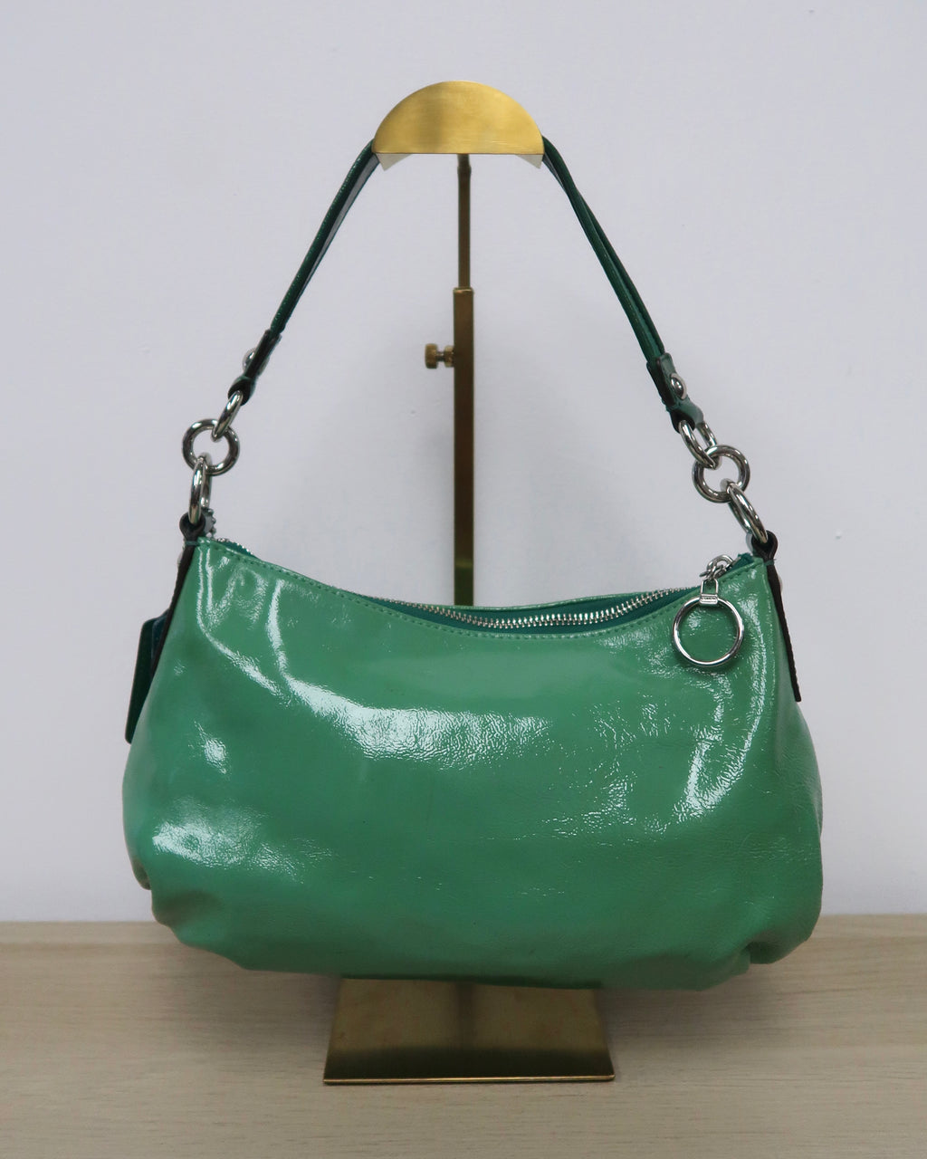 green Coach Poppy Groovy handbag