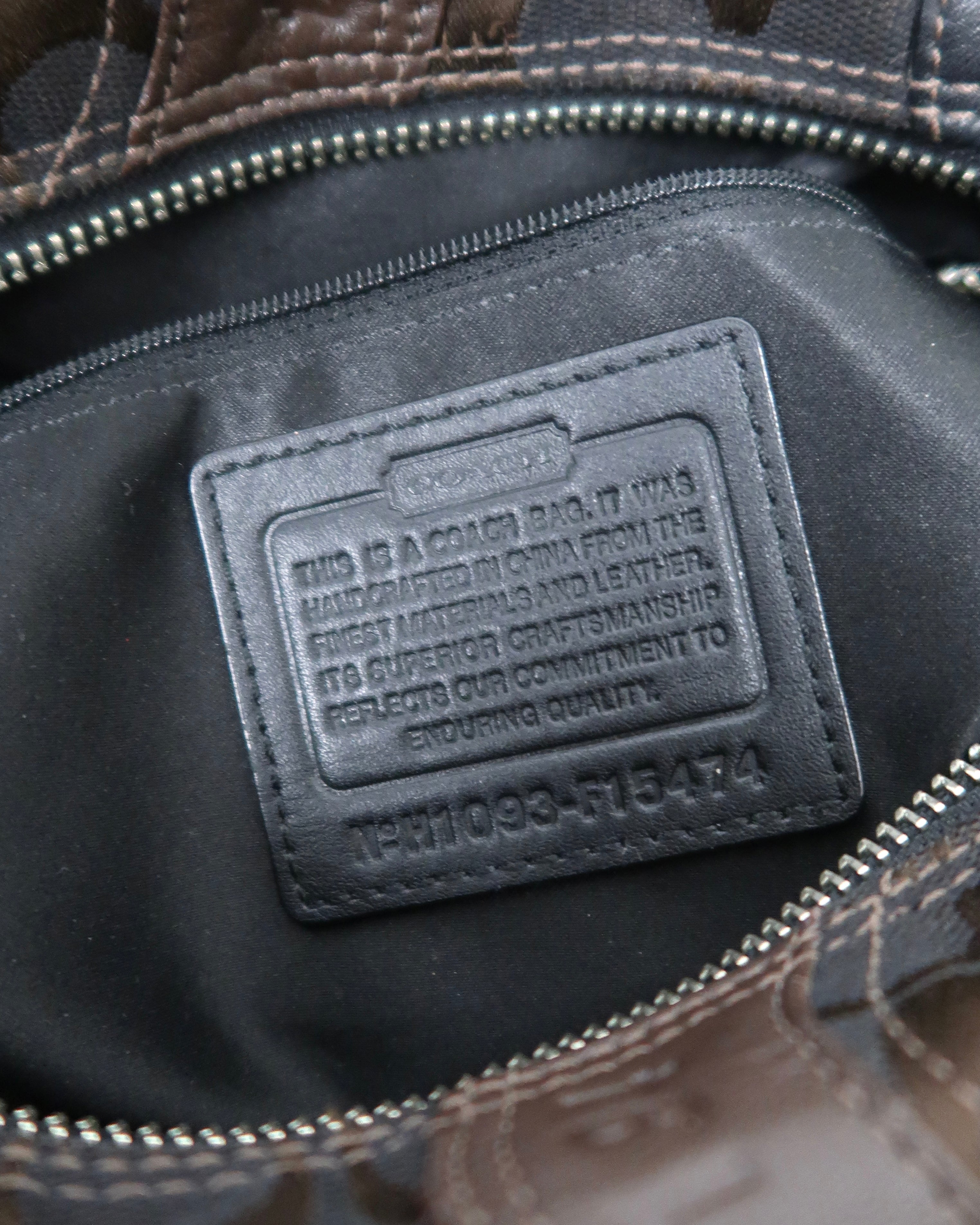Coach Park pebbled leather Katheryn satchel