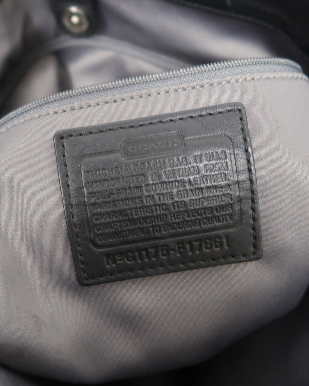 Coach Ashley Croc Embossed bag