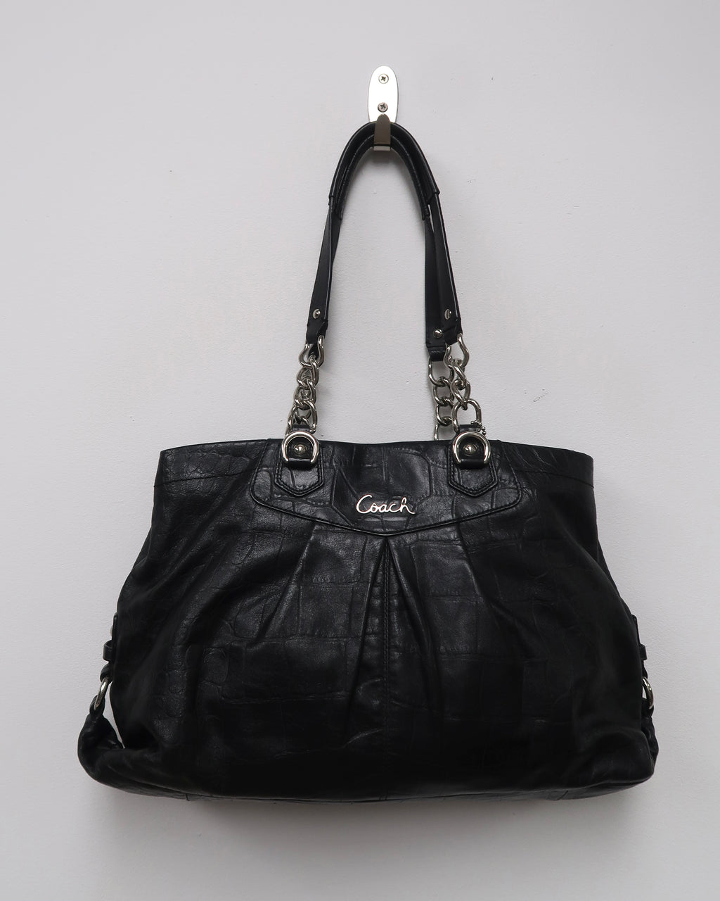 Coach Ashley Croc Embossed bag