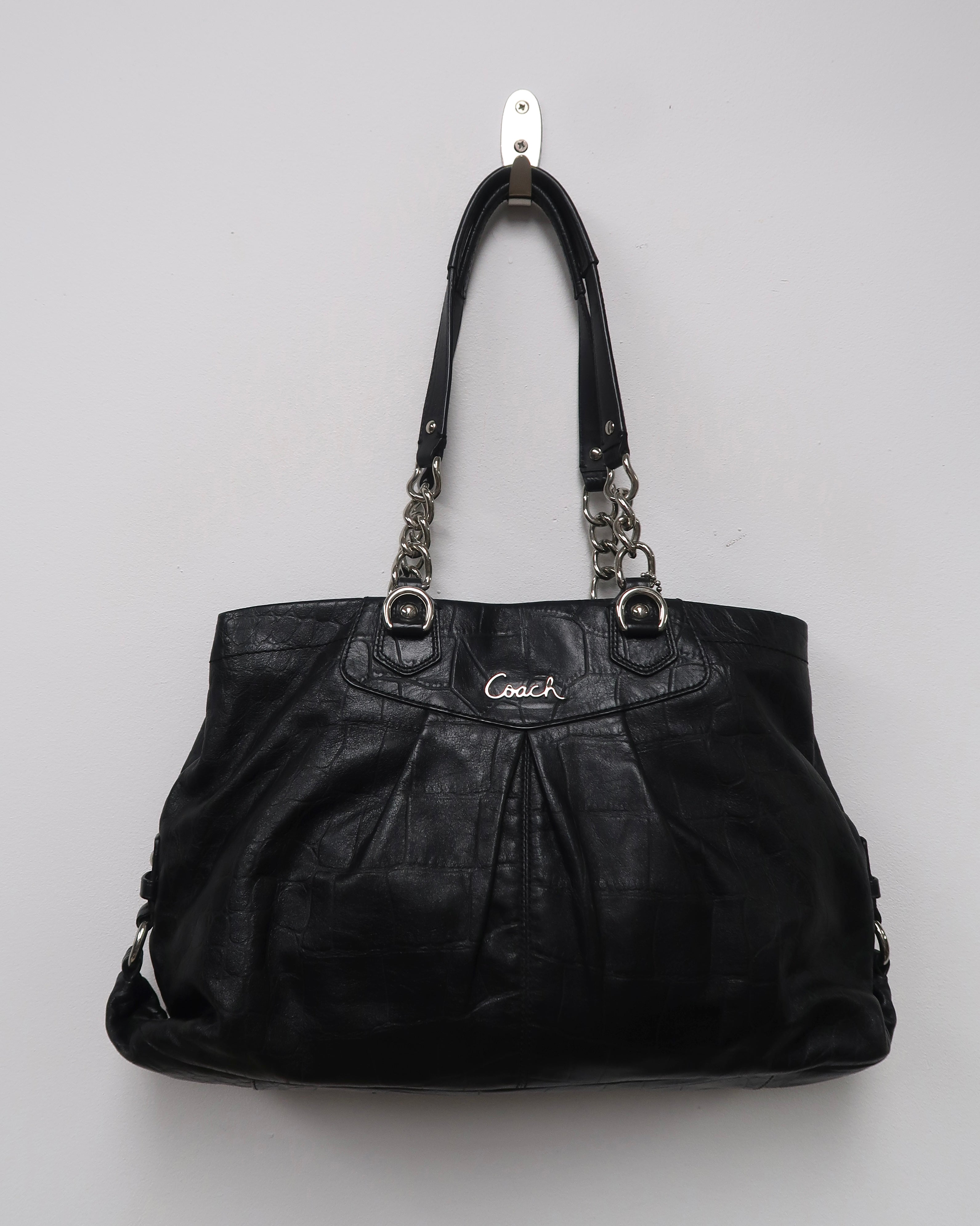 Coach Ashley Croc Embossed bag