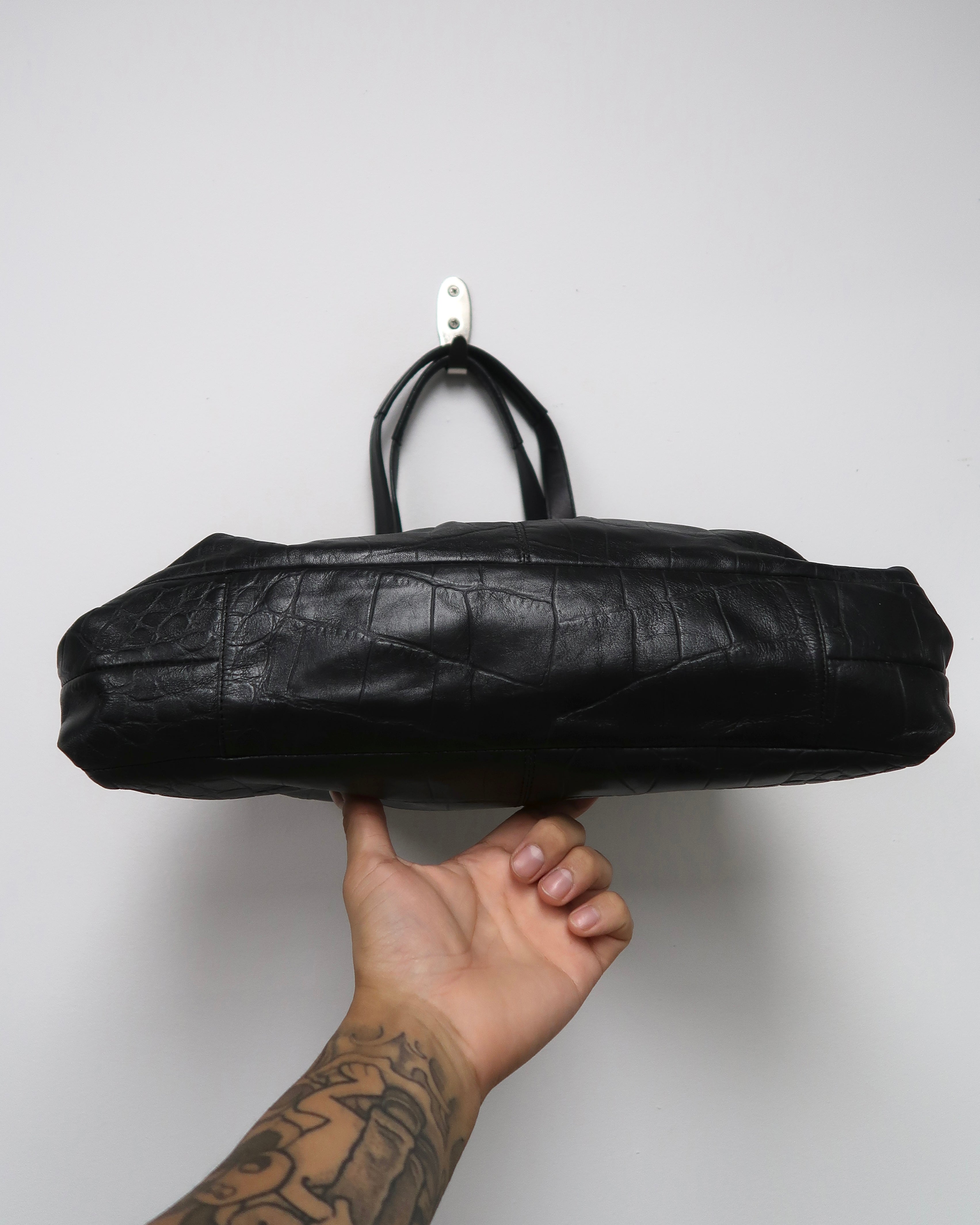 Coach Ashley Croc Embossed bag