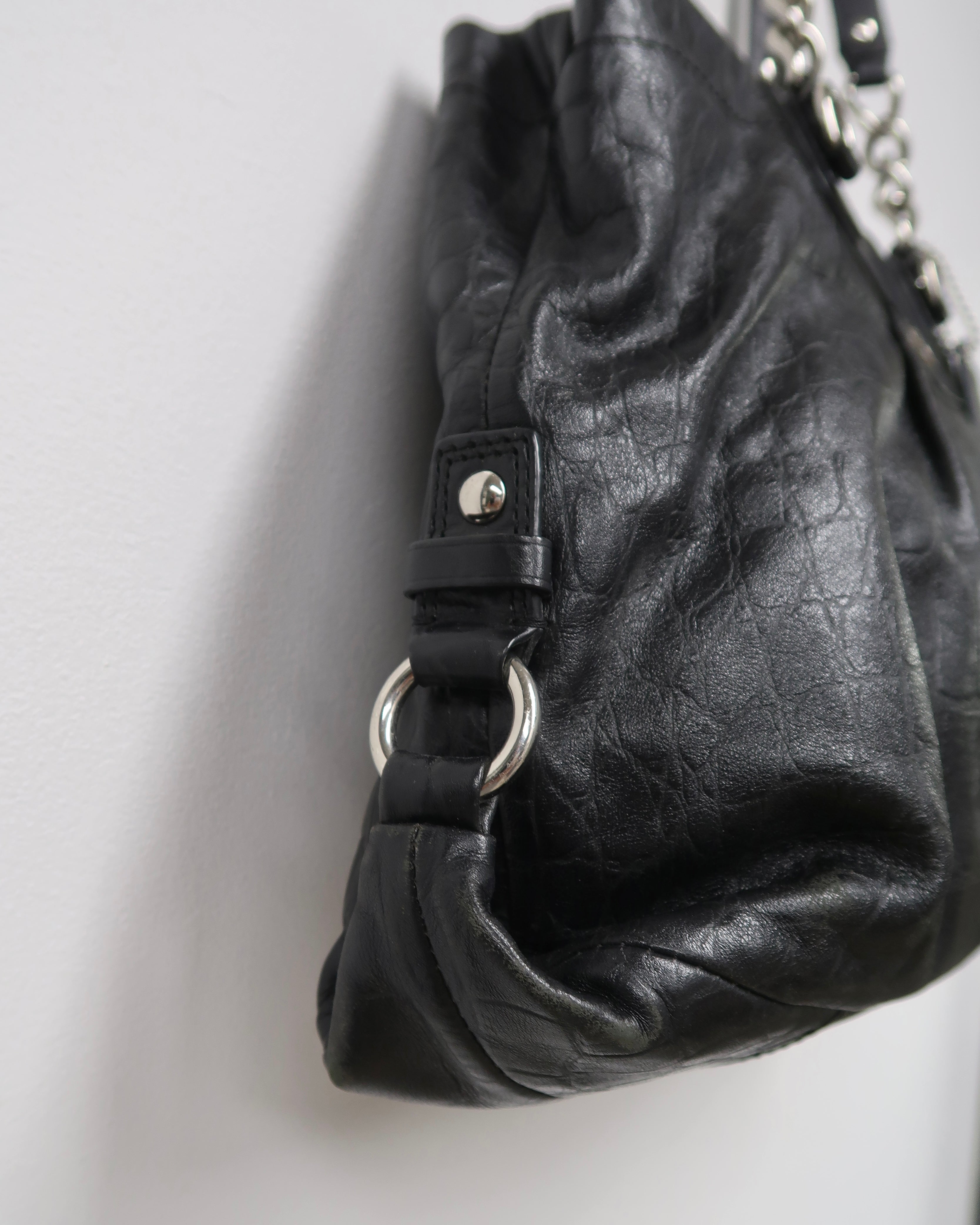 Coach Ashley Croc Embossed bag