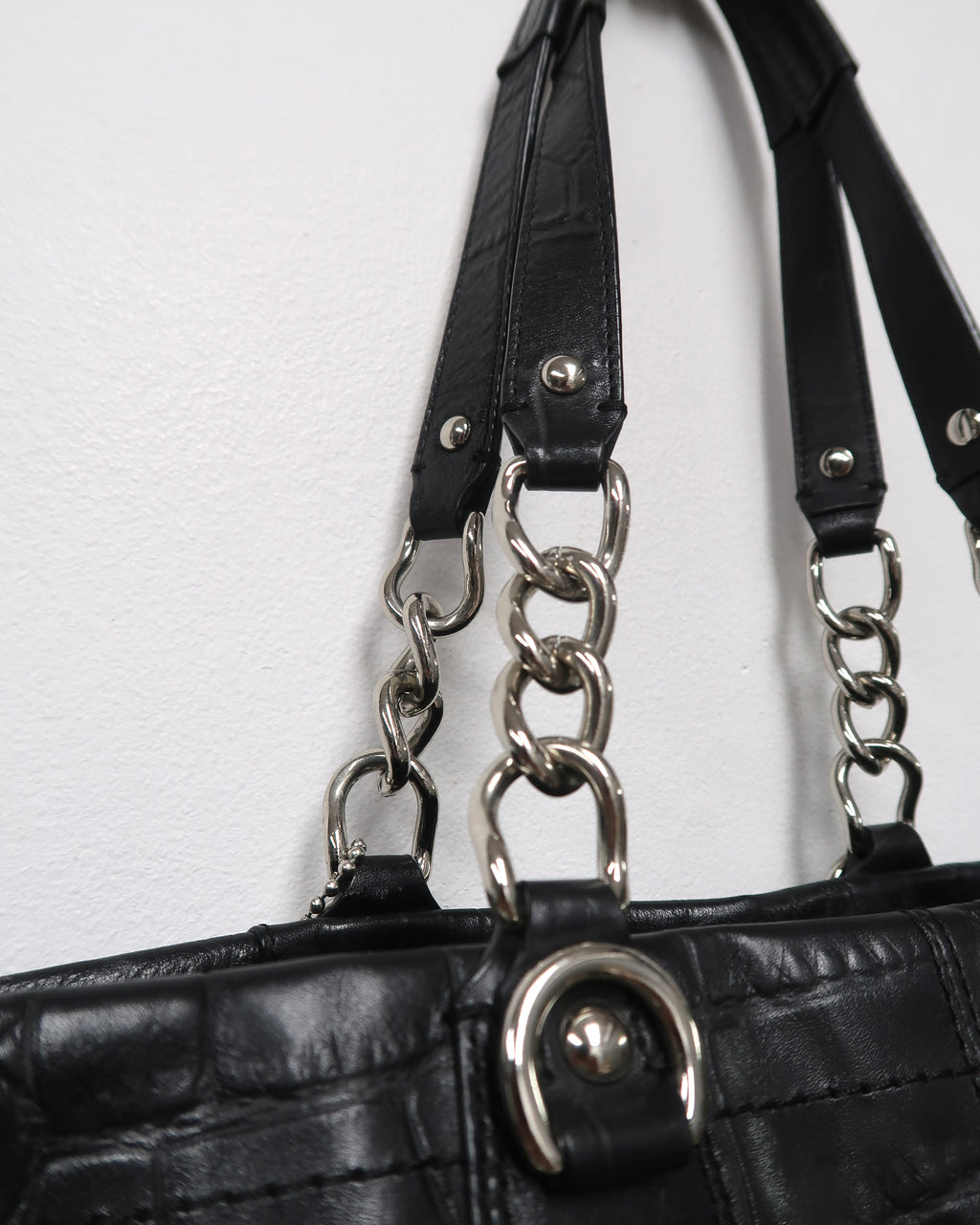 Coach Ashley Croc Embossed bag