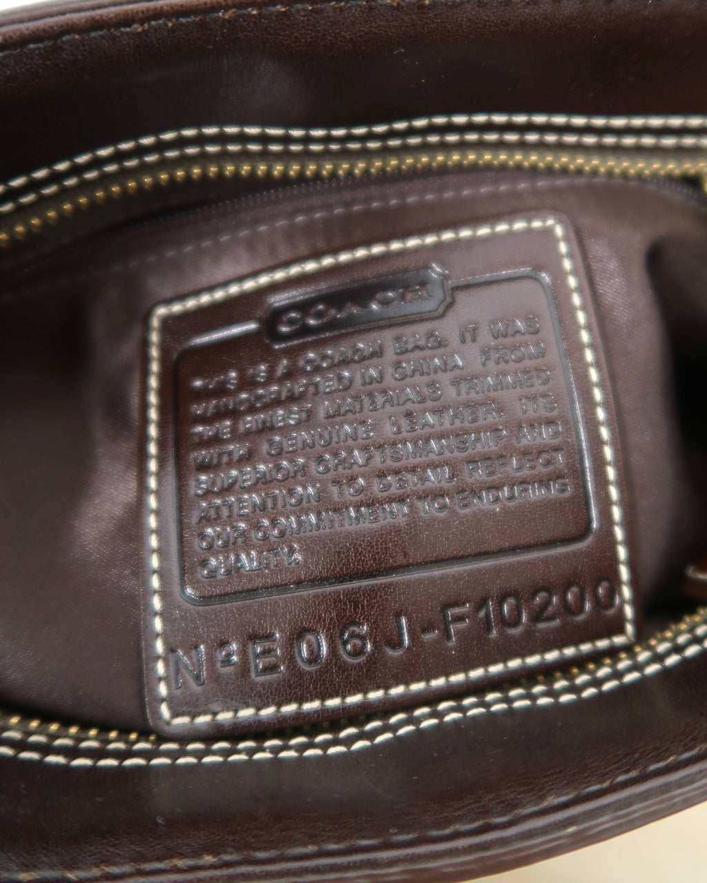 Coach Hamptons satchel