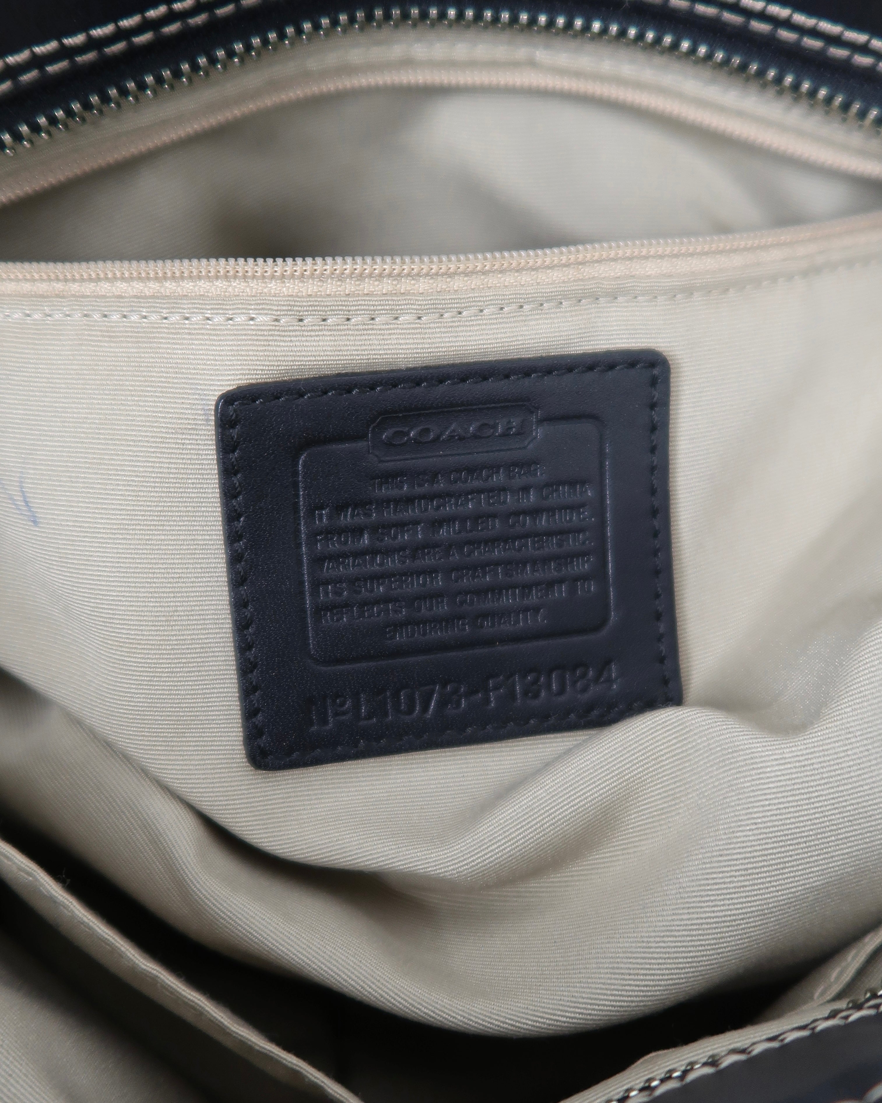 Coach Hampton Braid Belted Carryall Satchel