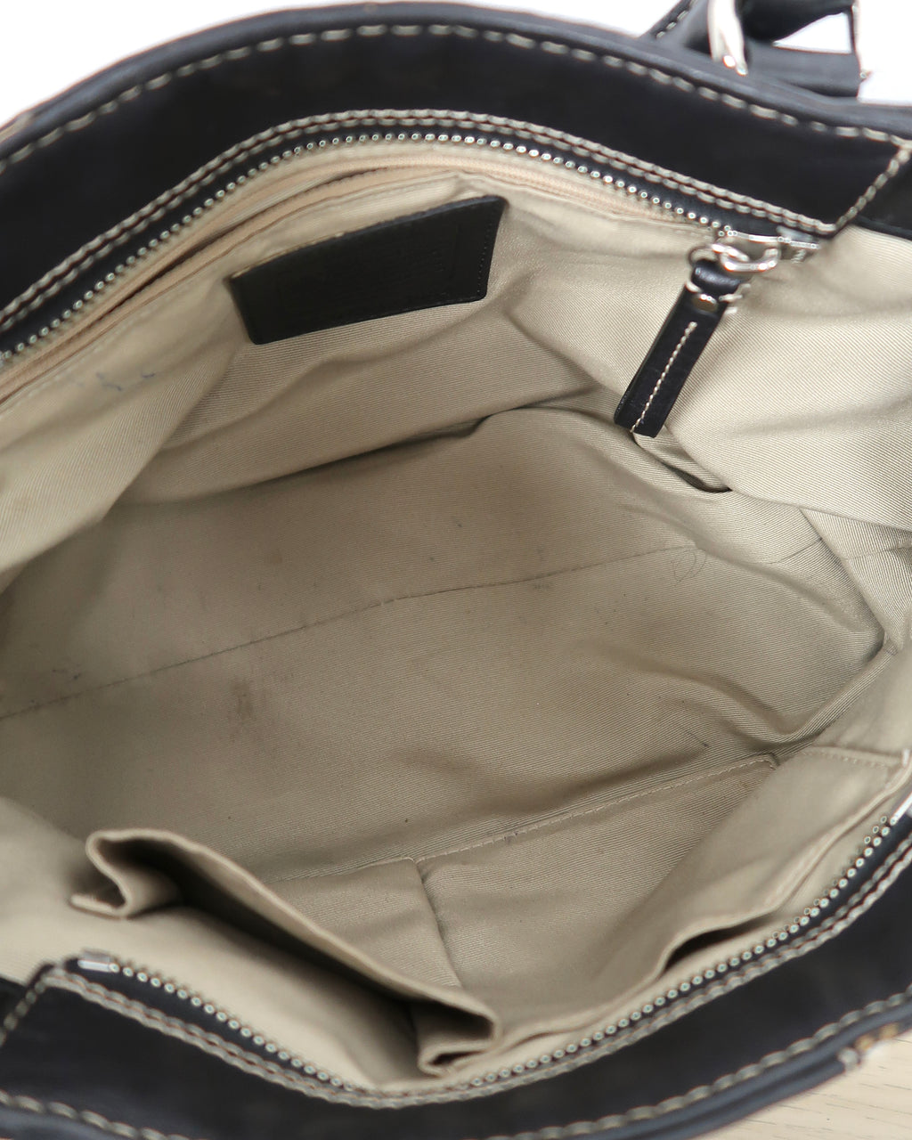 Coach Hampton Braid Belted Carryall Satchel