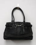Coach Hampton Braid Belted Carryall Satchel