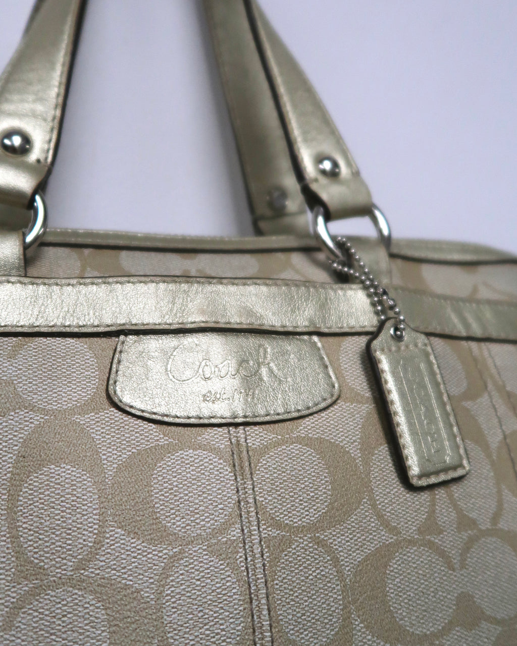 Coach Poppy Signature hobo shoulder bag