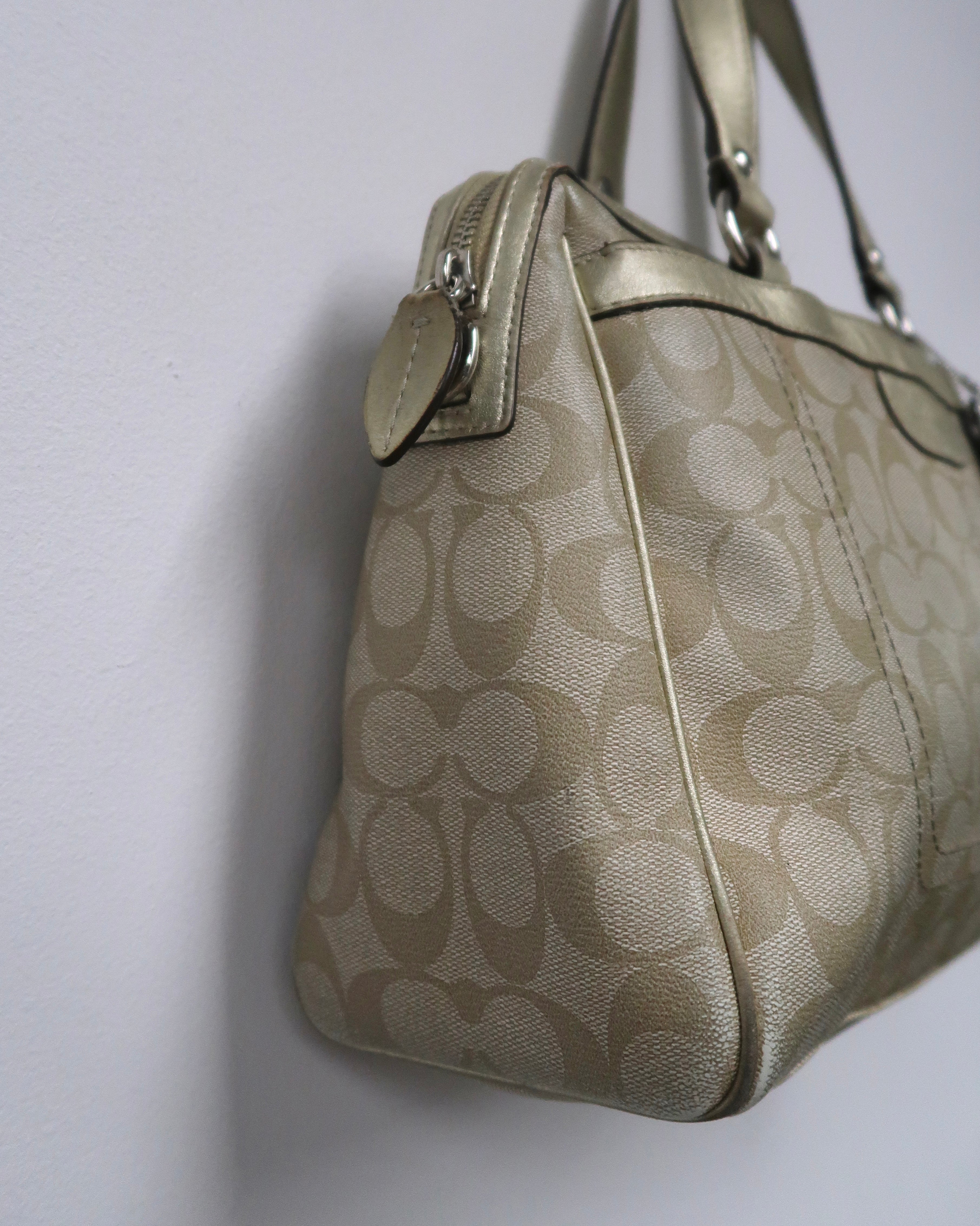 Coach Poppy Signature hobo shoulder bag
