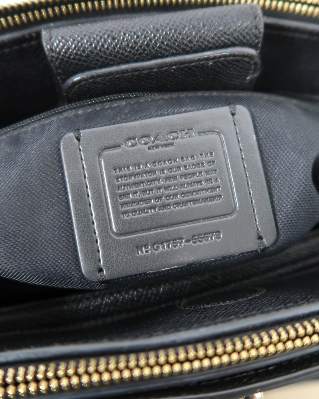 Coach Poppy Soho plaid tote bag