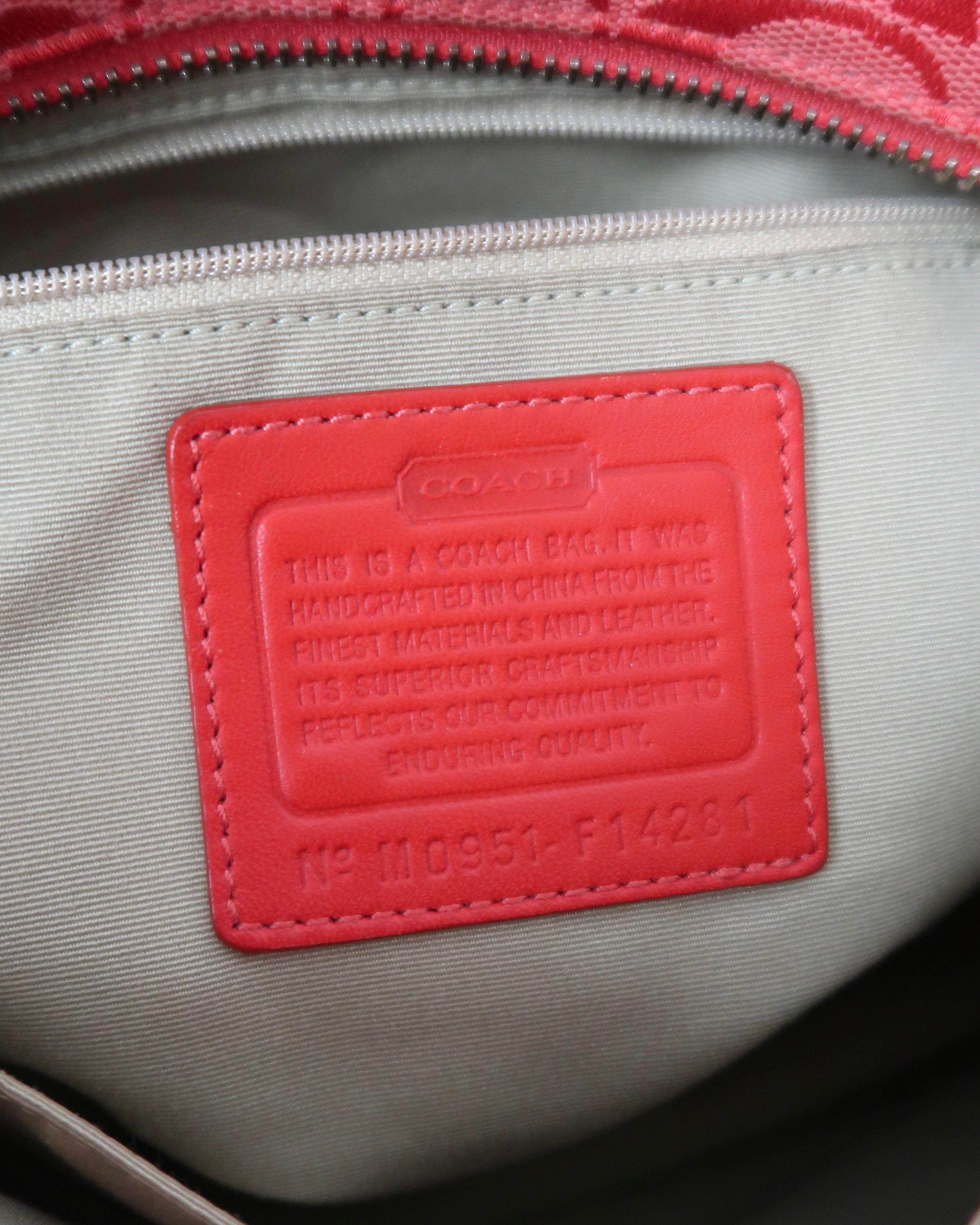 Coach Y2K Vintage Signature East West Gallery Shoulder Bag