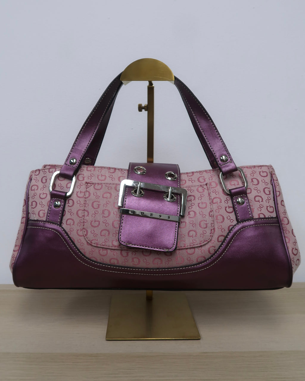 vintage purple Guess shoulder bag