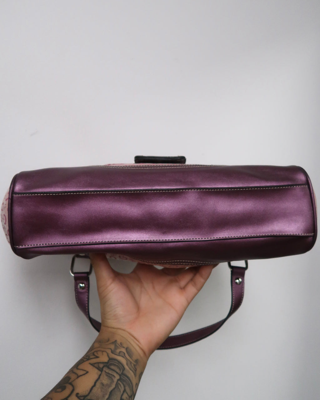 vintage purple Guess shoulder bag